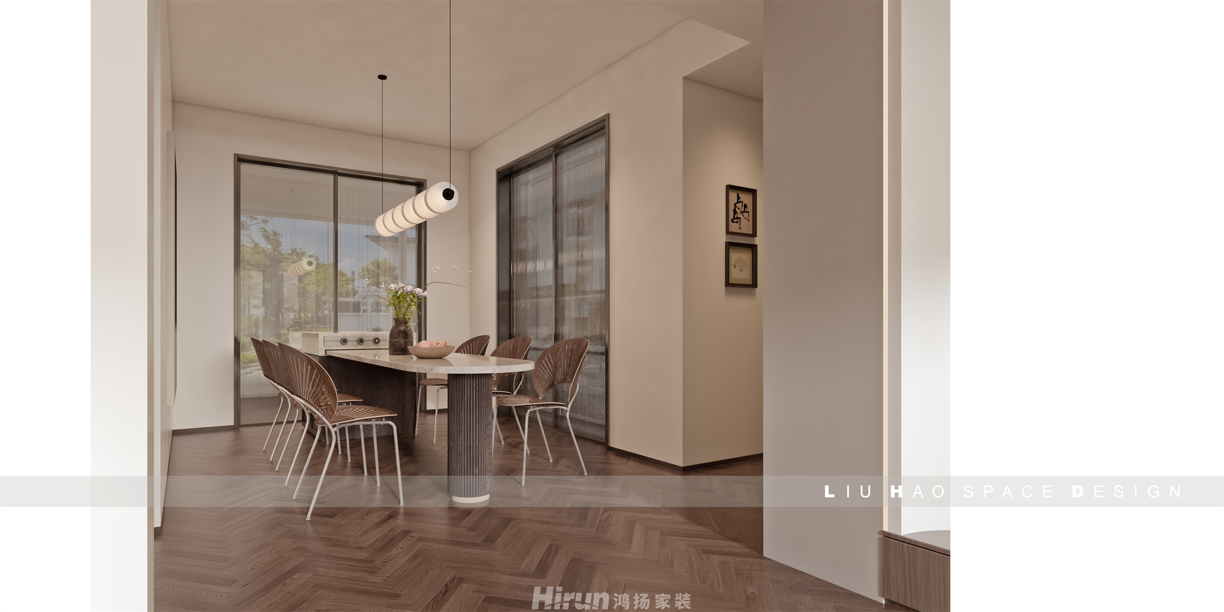 上置綠洲雅賓利180㎡復(fù)古風(fēng)潮復(fù)式 裝修案例效果圖-1