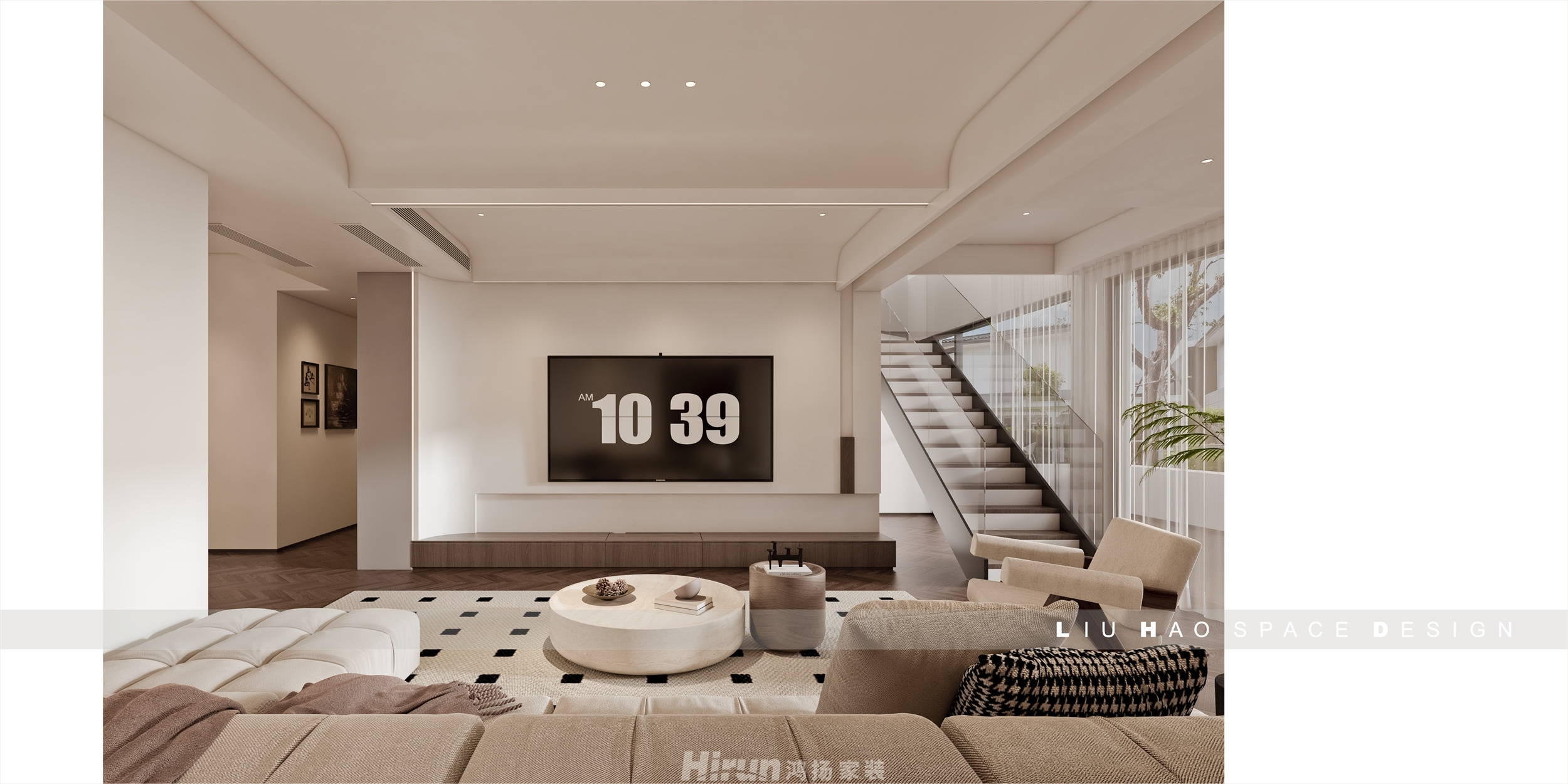 上置綠洲雅賓利180㎡復(fù)古風(fēng)潮復(fù)式 裝修案例效果圖-5