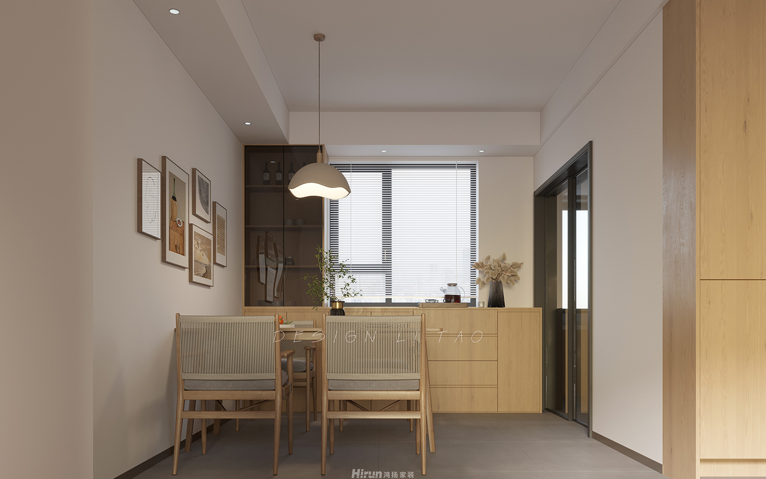 融創上東區115㎡北歐之光三居室 裝修案例效果圖-4