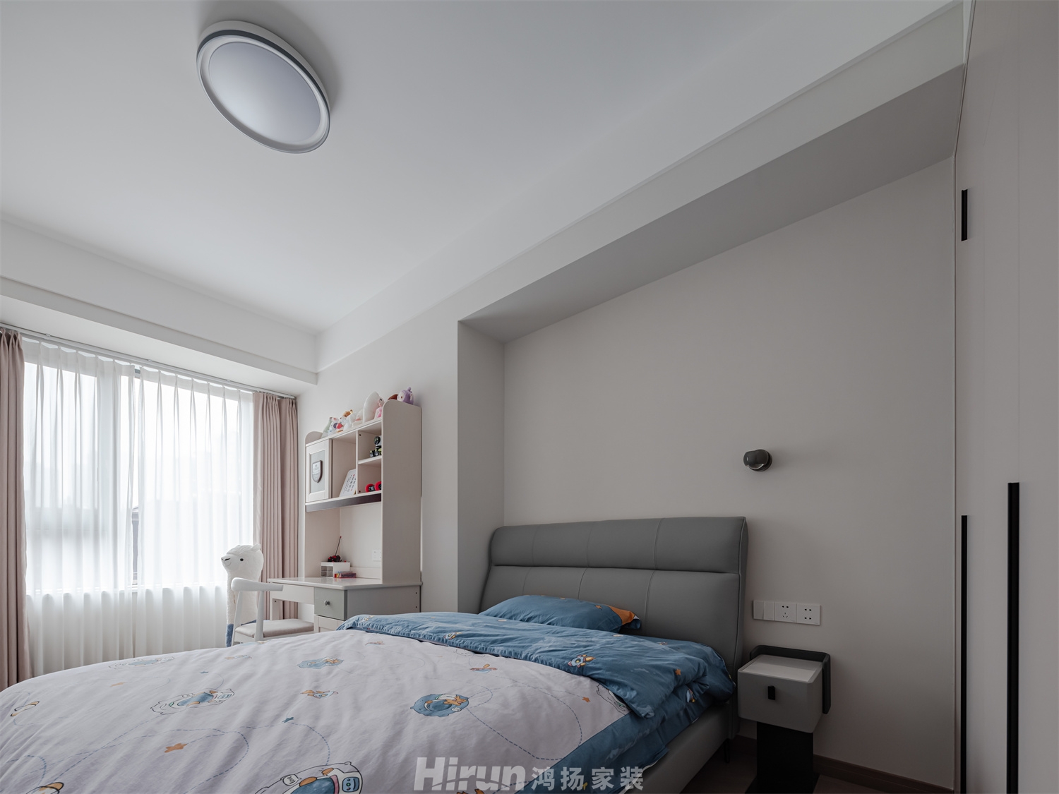 建發松雅院145㎡優雅繽紛四居室 裝修案例實景圖-3