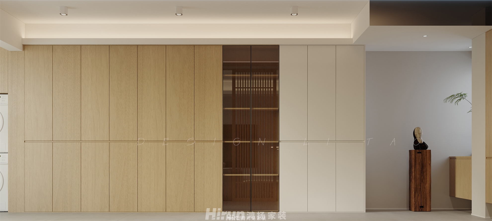 新城明昱東方238㎡北歐之光復(fù)式 裝修案例效果圖-2