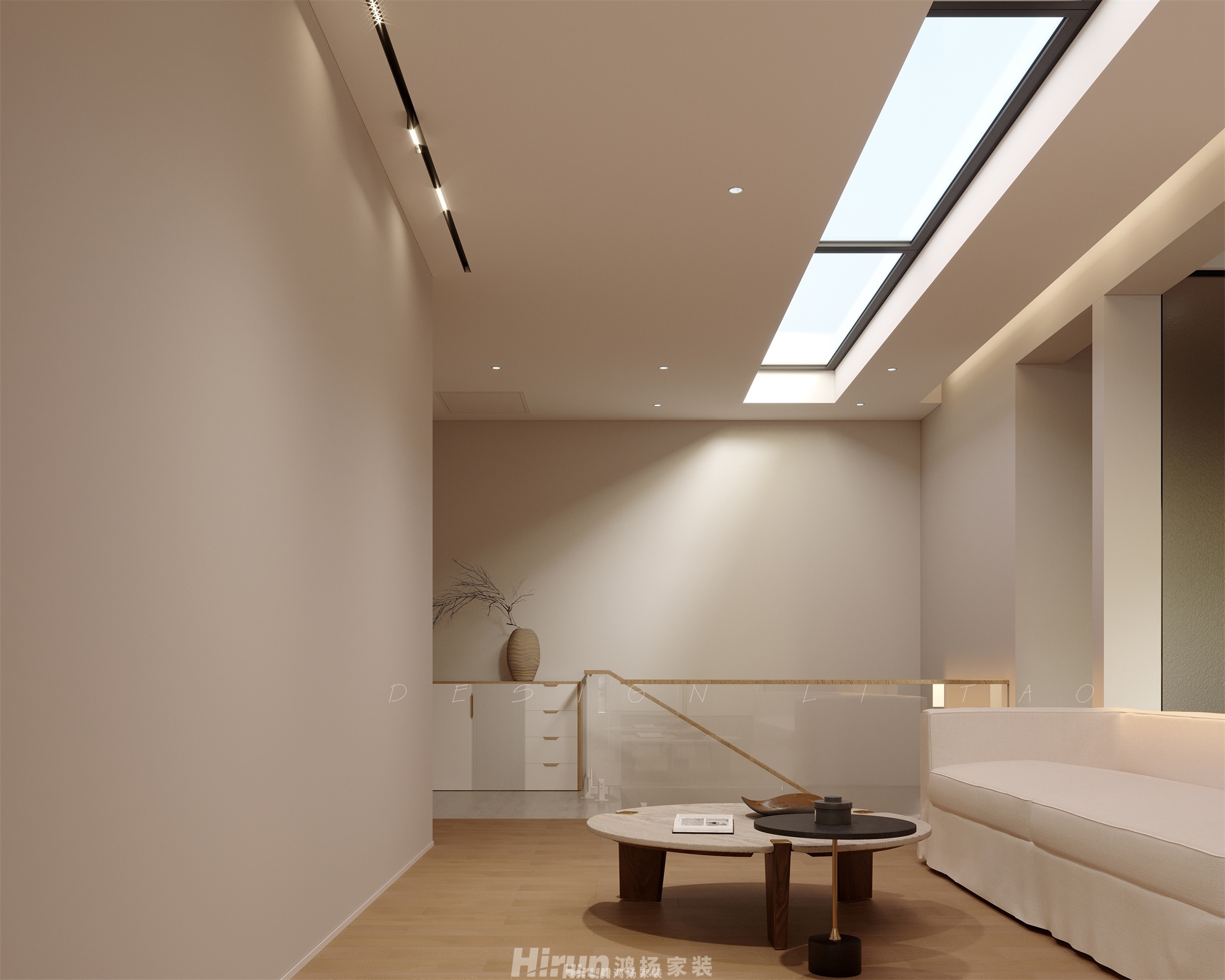 新城明昱東方238㎡北歐之光復(fù)式 裝修案例效果圖-9