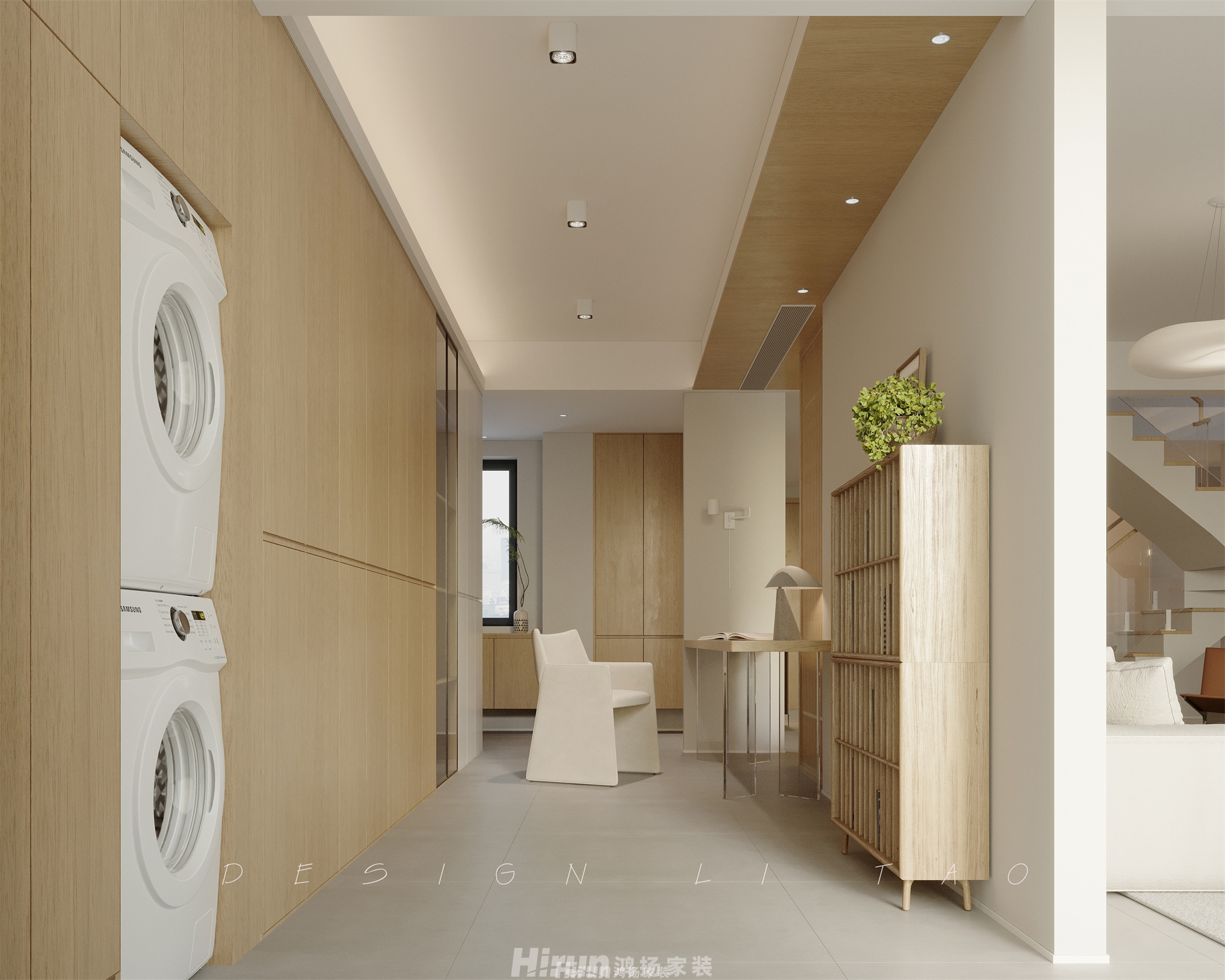 新城明昱東方238㎡北歐之光復(fù)式 裝修案例效果圖-7