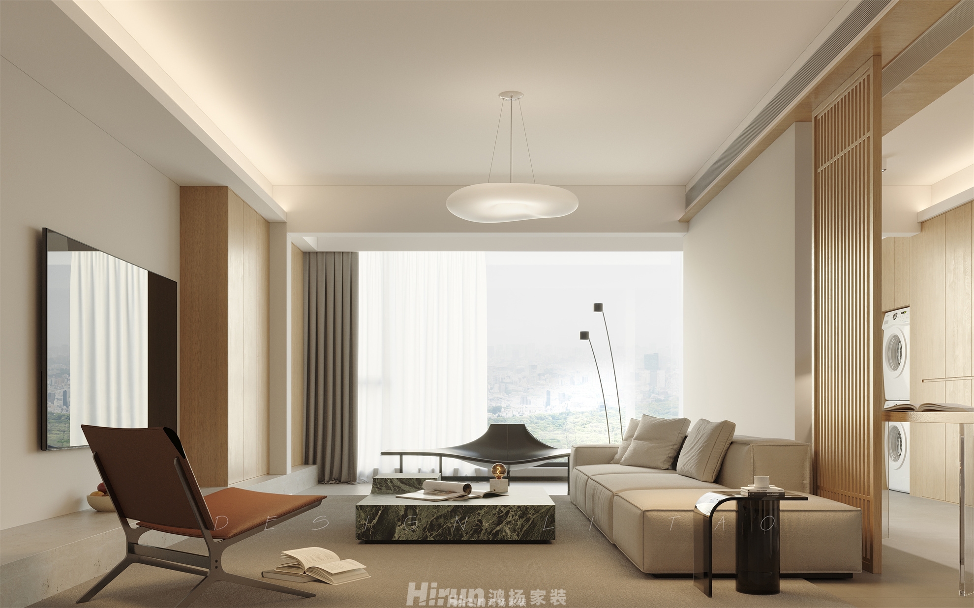 新城明昱東方238㎡北歐之光復(fù)式 裝修案例效果圖-8