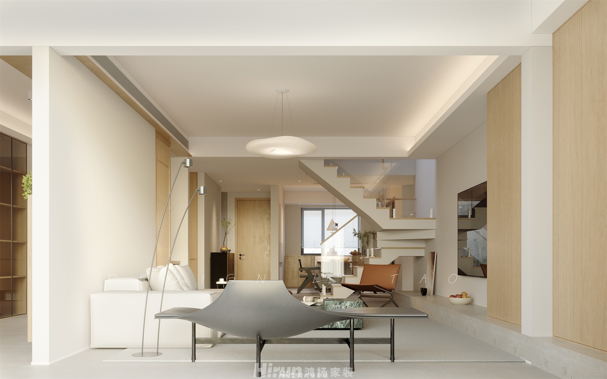 新城明昱東方238㎡北歐之光復(fù)式 裝修案例效果圖-10