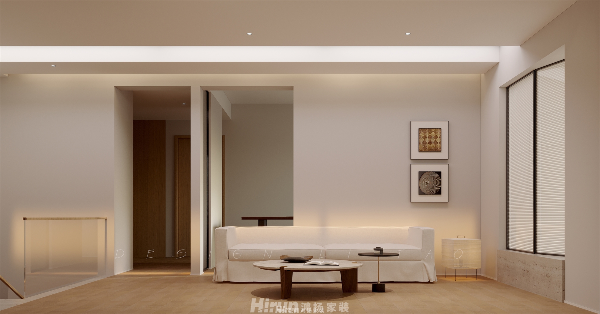 新城明昱東方238㎡北歐之光復(fù)式 裝修案例效果圖-6