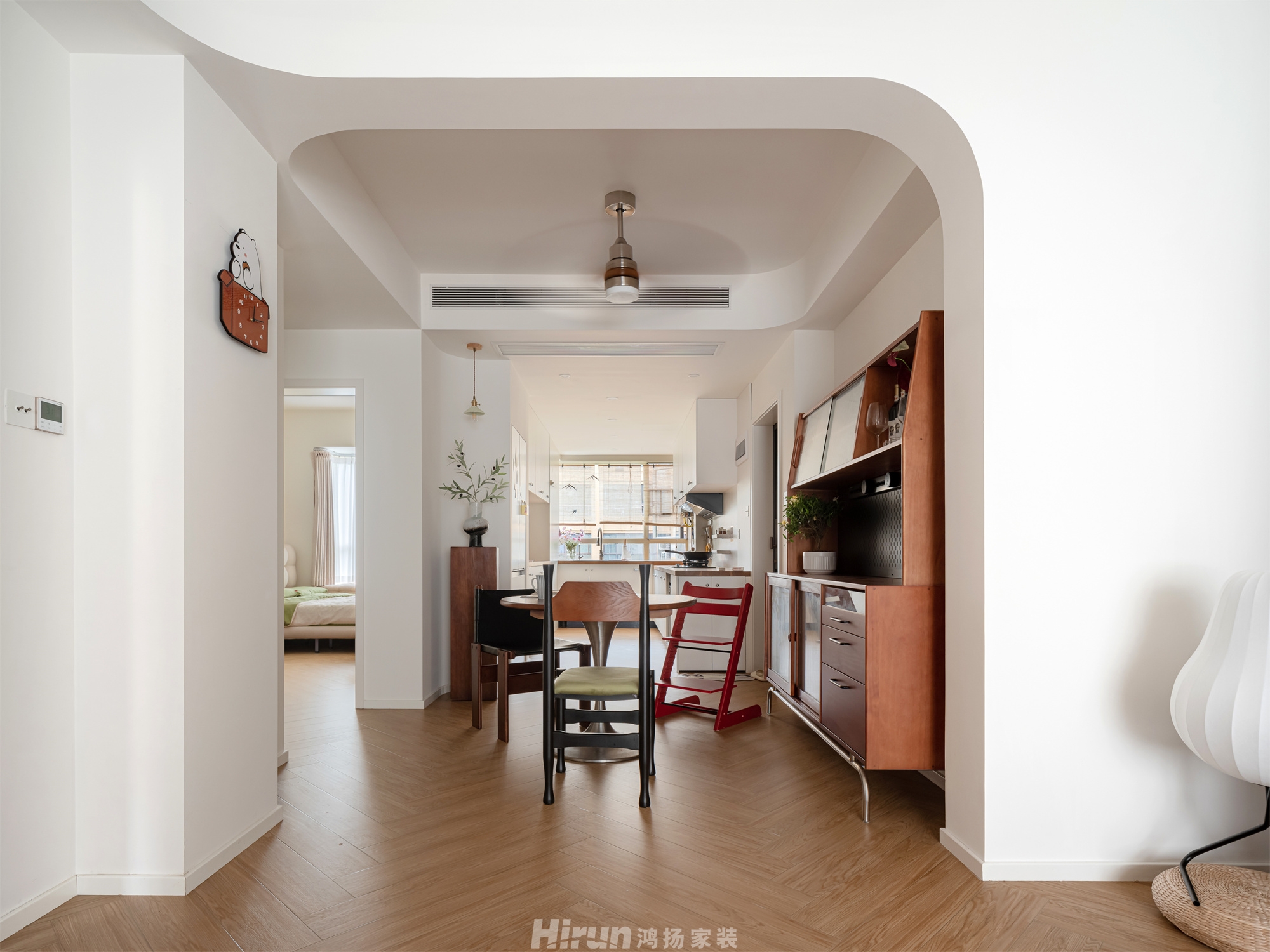 山語城90㎡北歐之光三居室 裝修案例實景圖-3