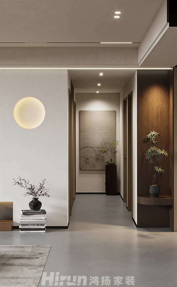 濱江學府140㎡復古風潮四居室 裝修案例效果圖-5