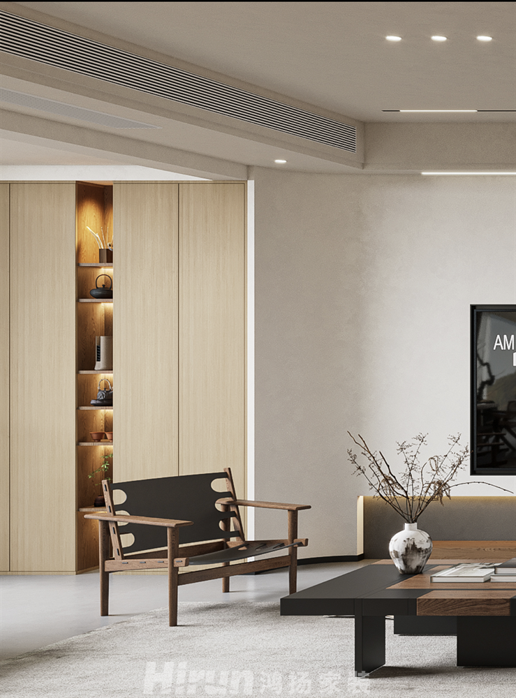 濱江學府140㎡復古風潮四居室 裝修案例效果圖-7