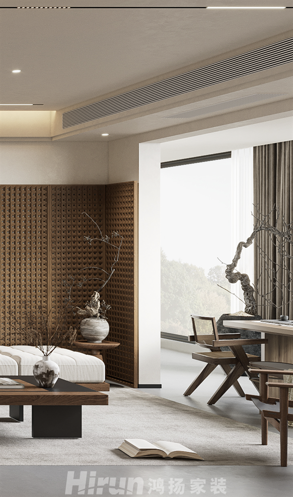 濱江學府140㎡復古風潮四居室 裝修案例效果圖-6