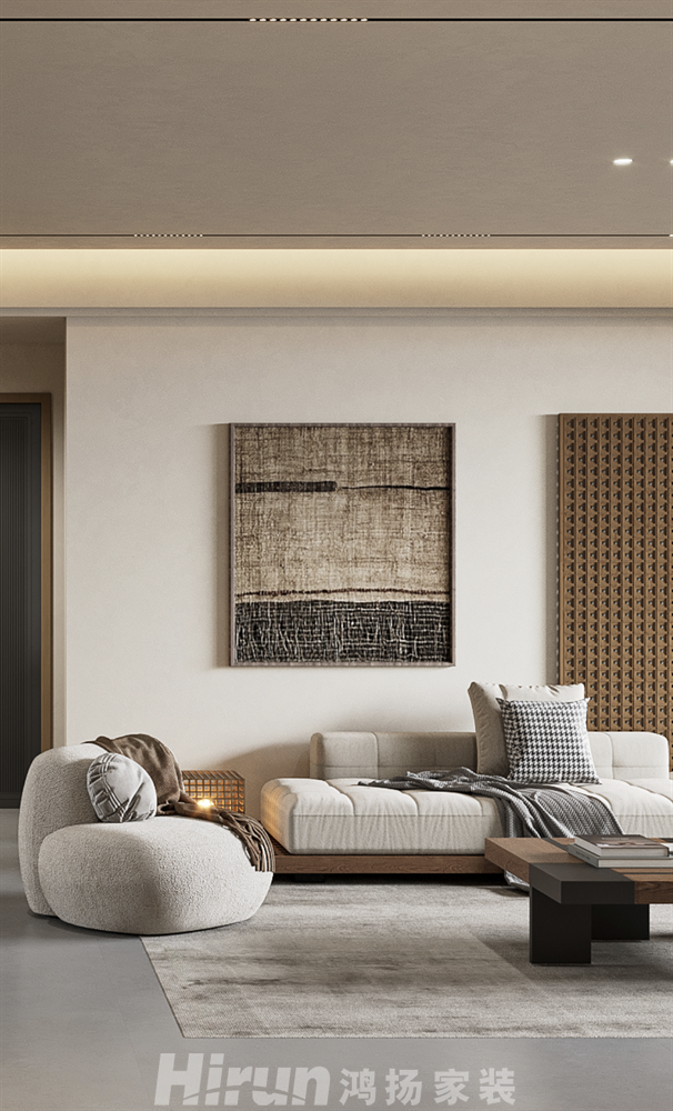 濱江學府140㎡復古風潮四居室 裝修案例效果圖-9