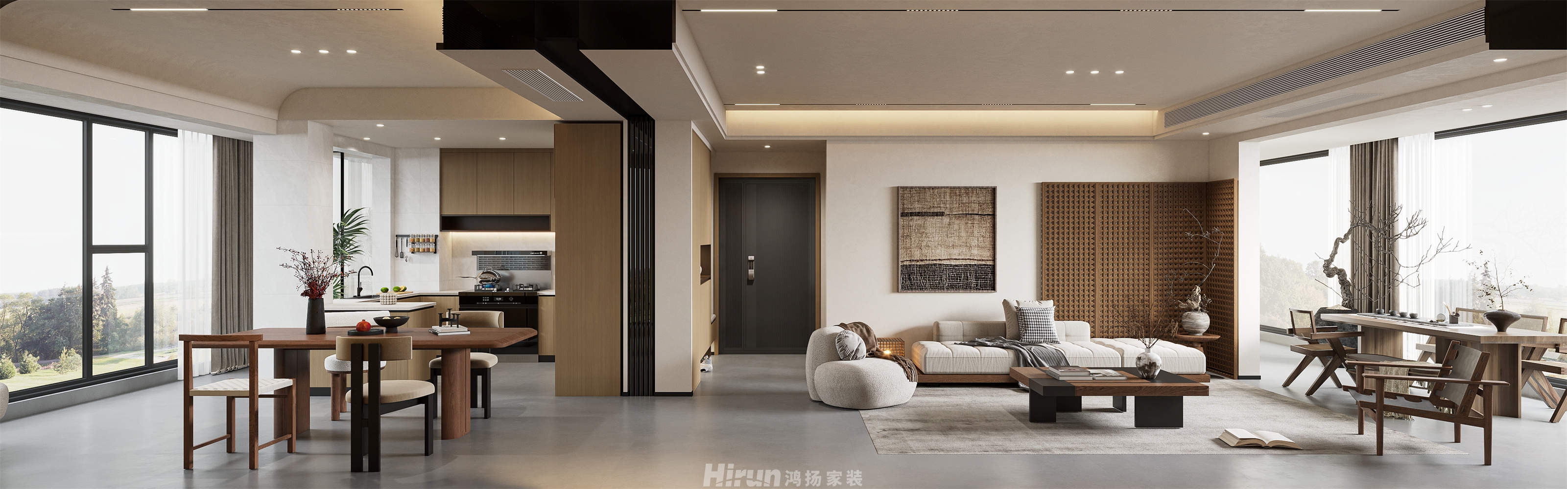 濱江學府140㎡復古風潮四居室 裝修案例效果圖-13