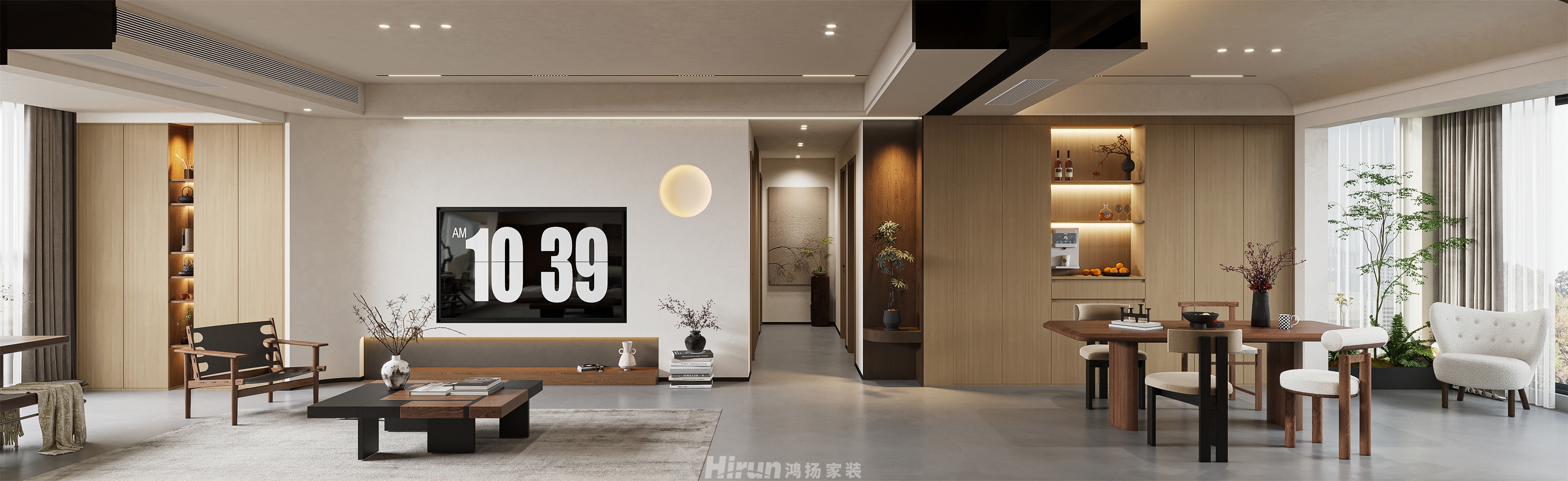 濱江學府140㎡復古風潮四居室 裝修案例效果圖-11