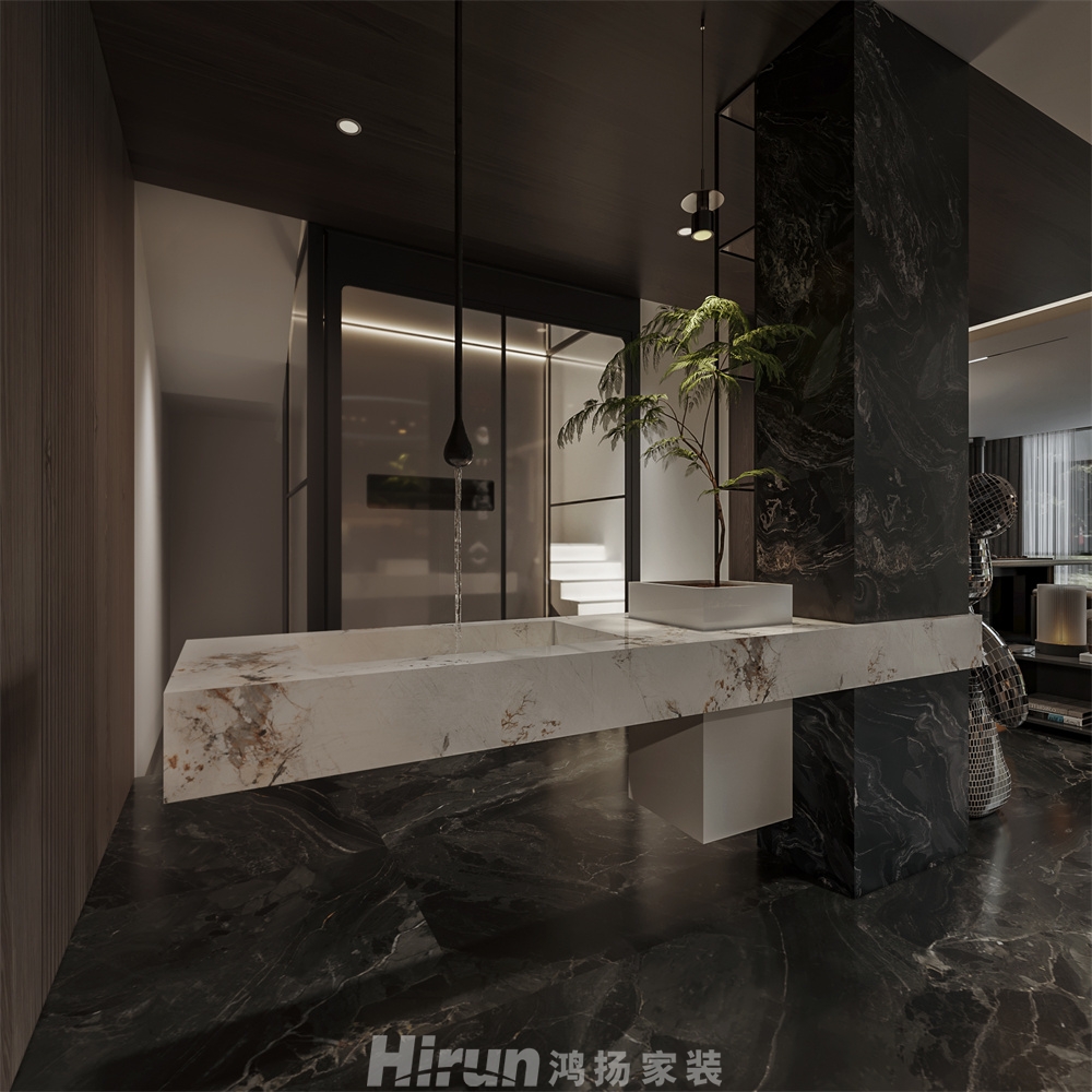 大漢湖山閱540㎡雅致現代別墅 裝修案例效果圖-6