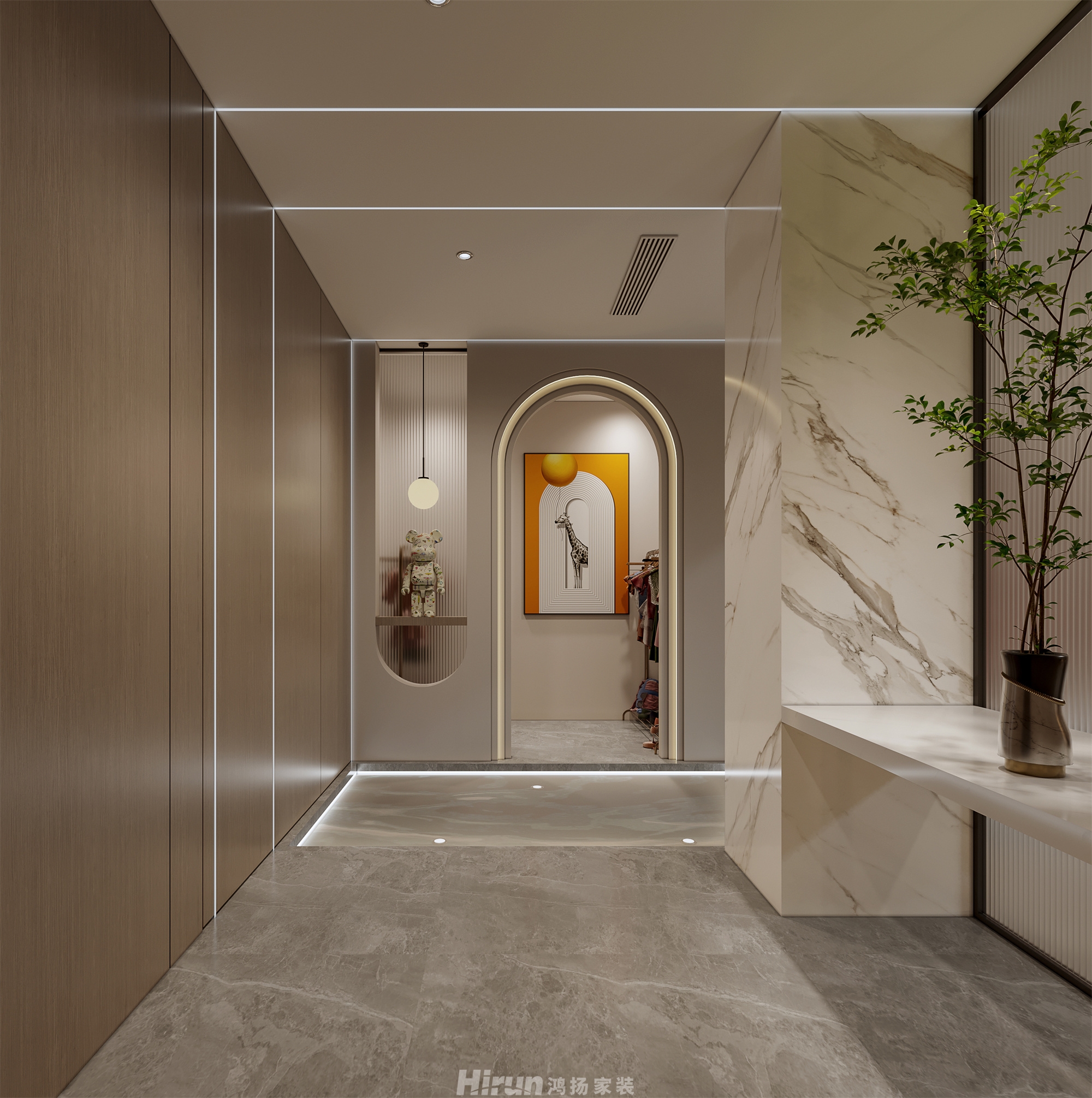 松雅院480㎡北歐之光別墅 裝修案例效果圖-10