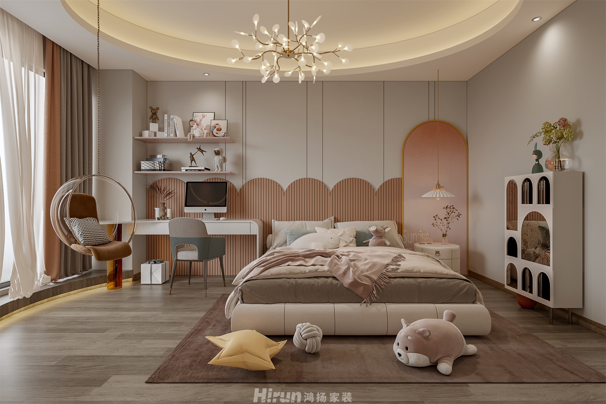 松雅院480㎡北歐之光別墅 裝修案例效果圖-14