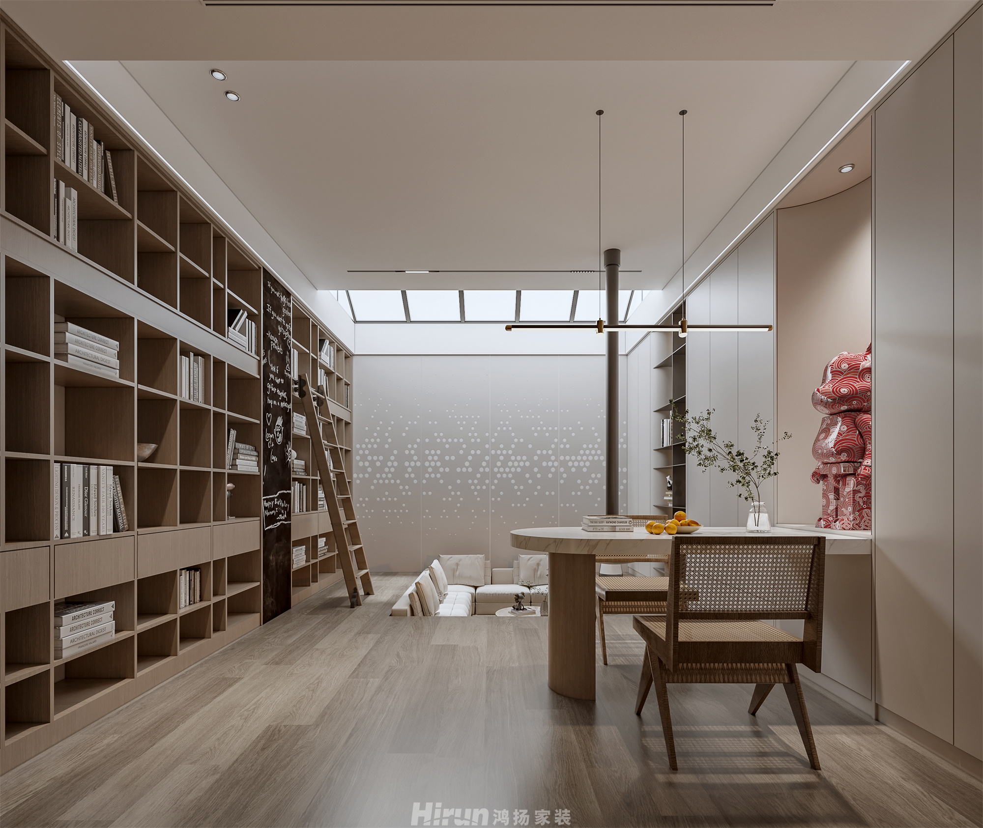 松雅院480㎡北歐之光別墅 裝修案例效果圖-15