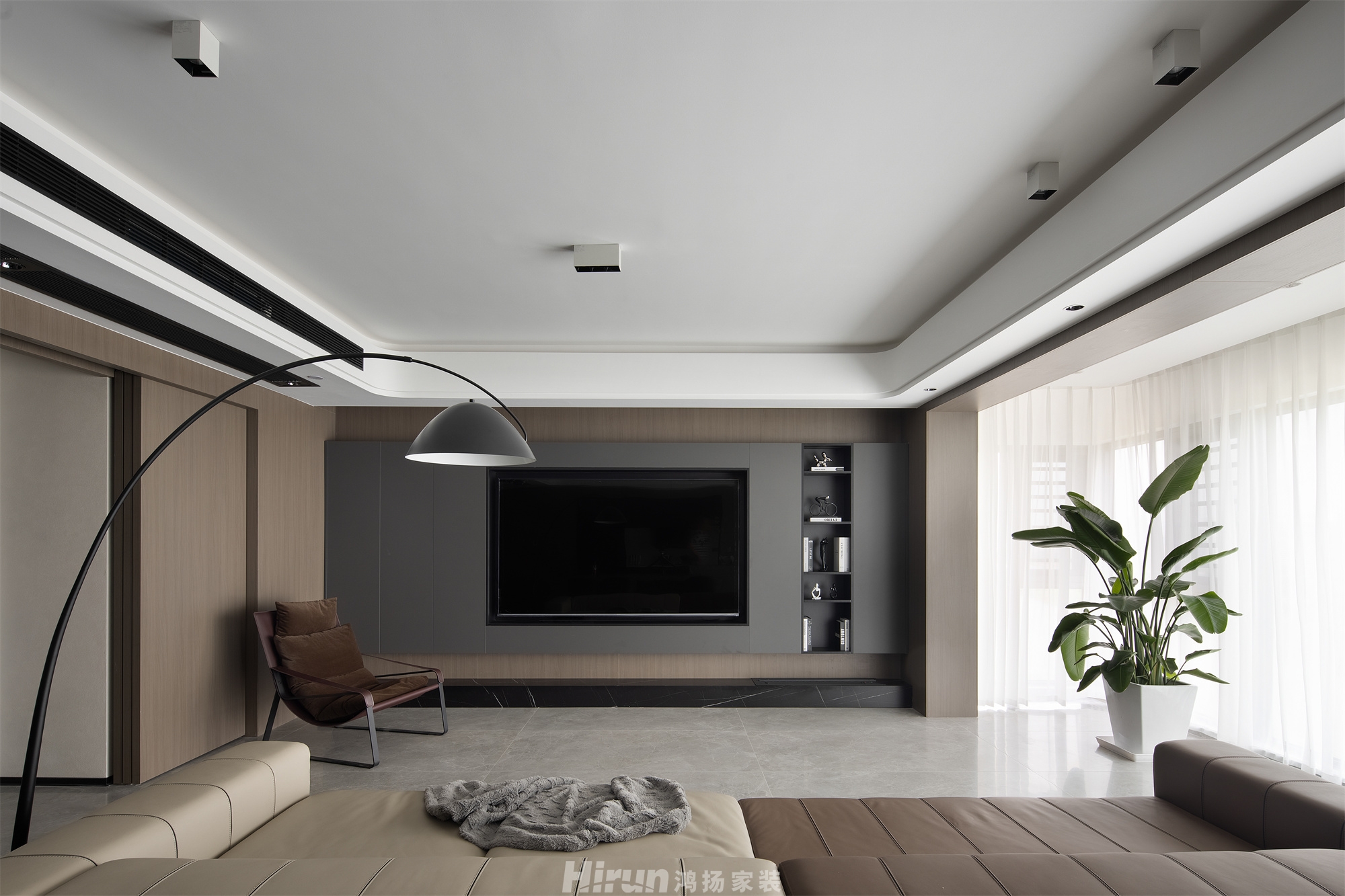 陽光城 愉景苑180㎡雅致現代四居室 裝修案例實景圖-5