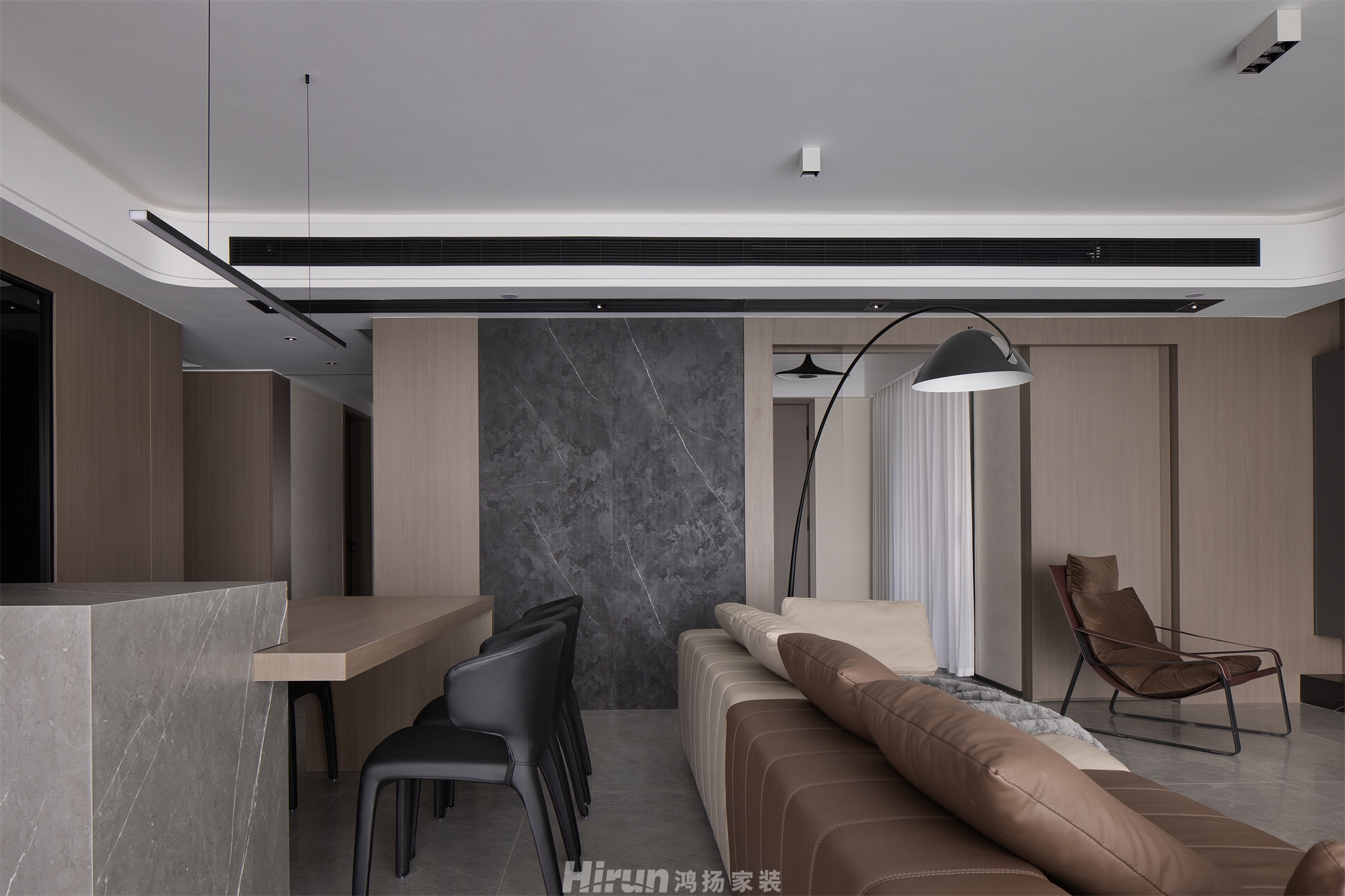 陽光城 愉景苑180㎡雅致現代四居室 裝修案例實景圖-9