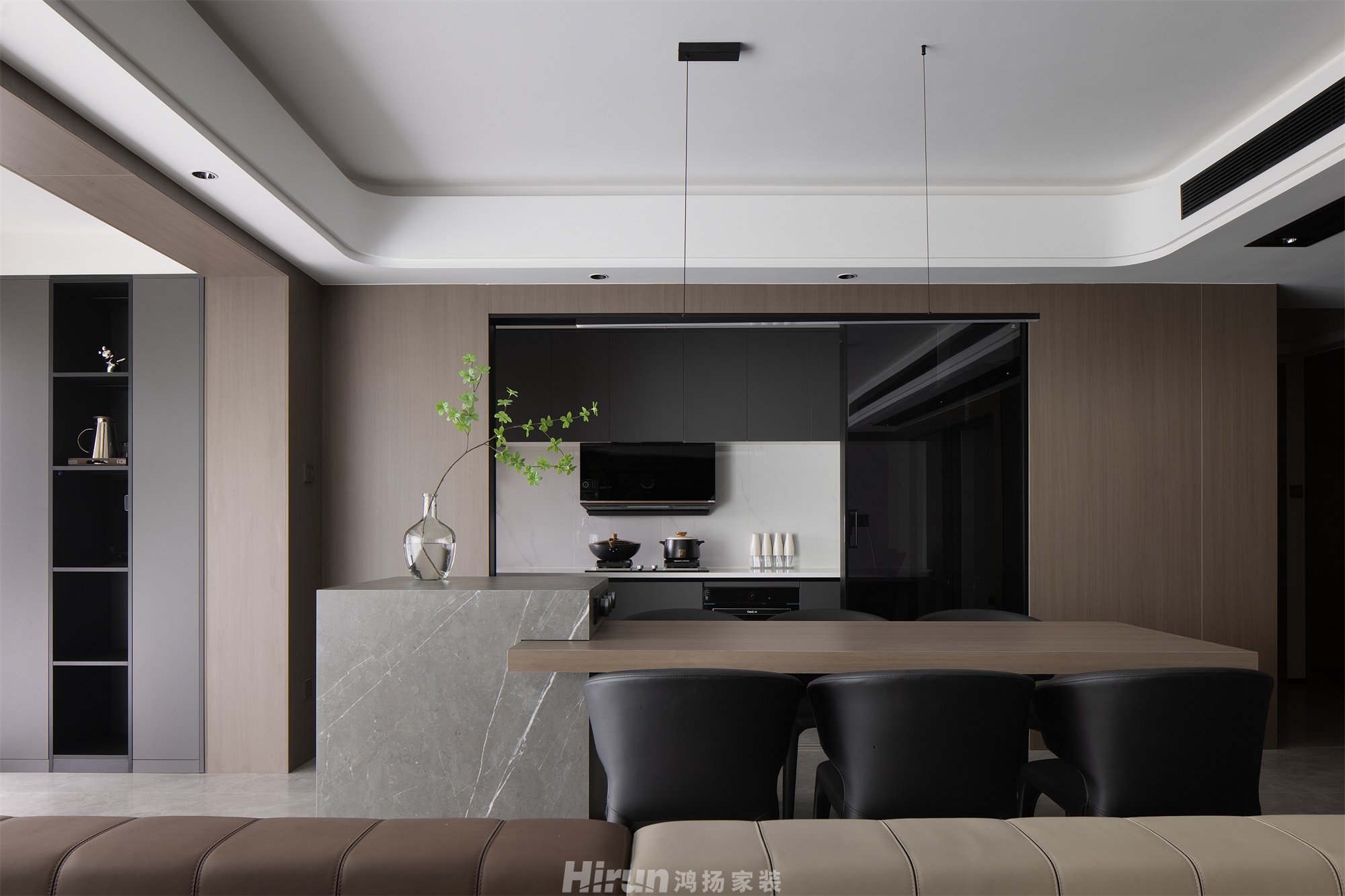 陽光城 愉景苑180㎡雅致現代四居室 裝修案例實景圖-3