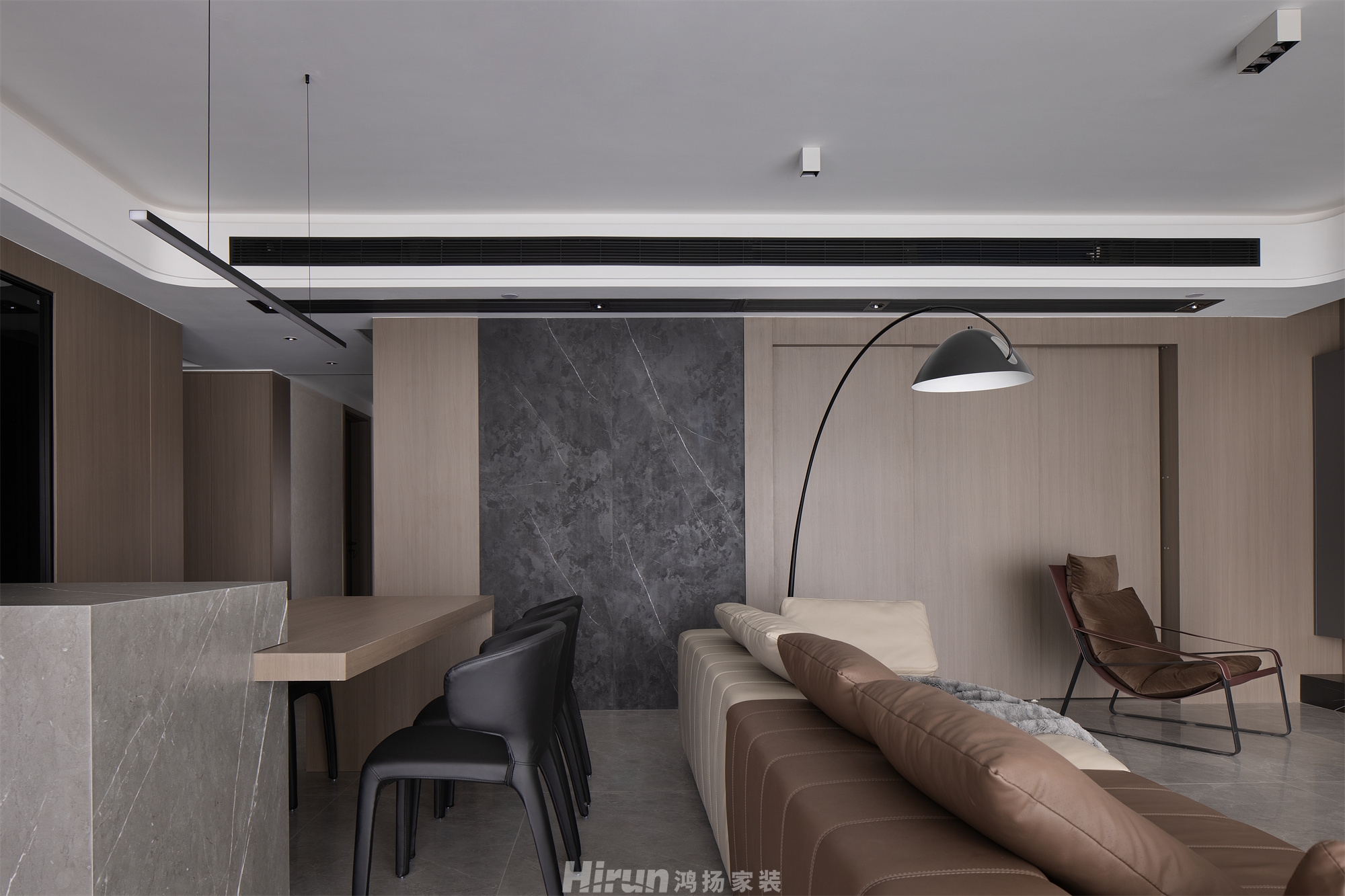 陽光城 愉景苑180㎡雅致現代四居室 裝修案例實景圖-4