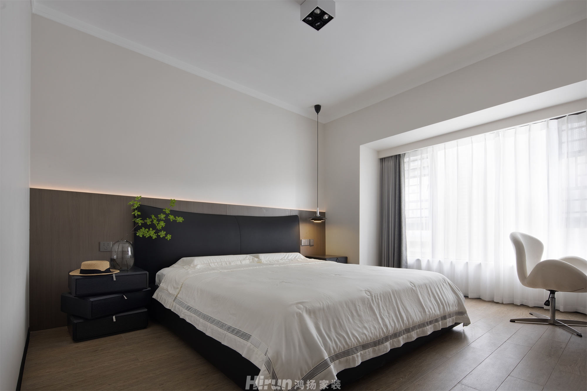 陽光城 愉景苑180㎡雅致現代四居室 裝修案例實景圖-1