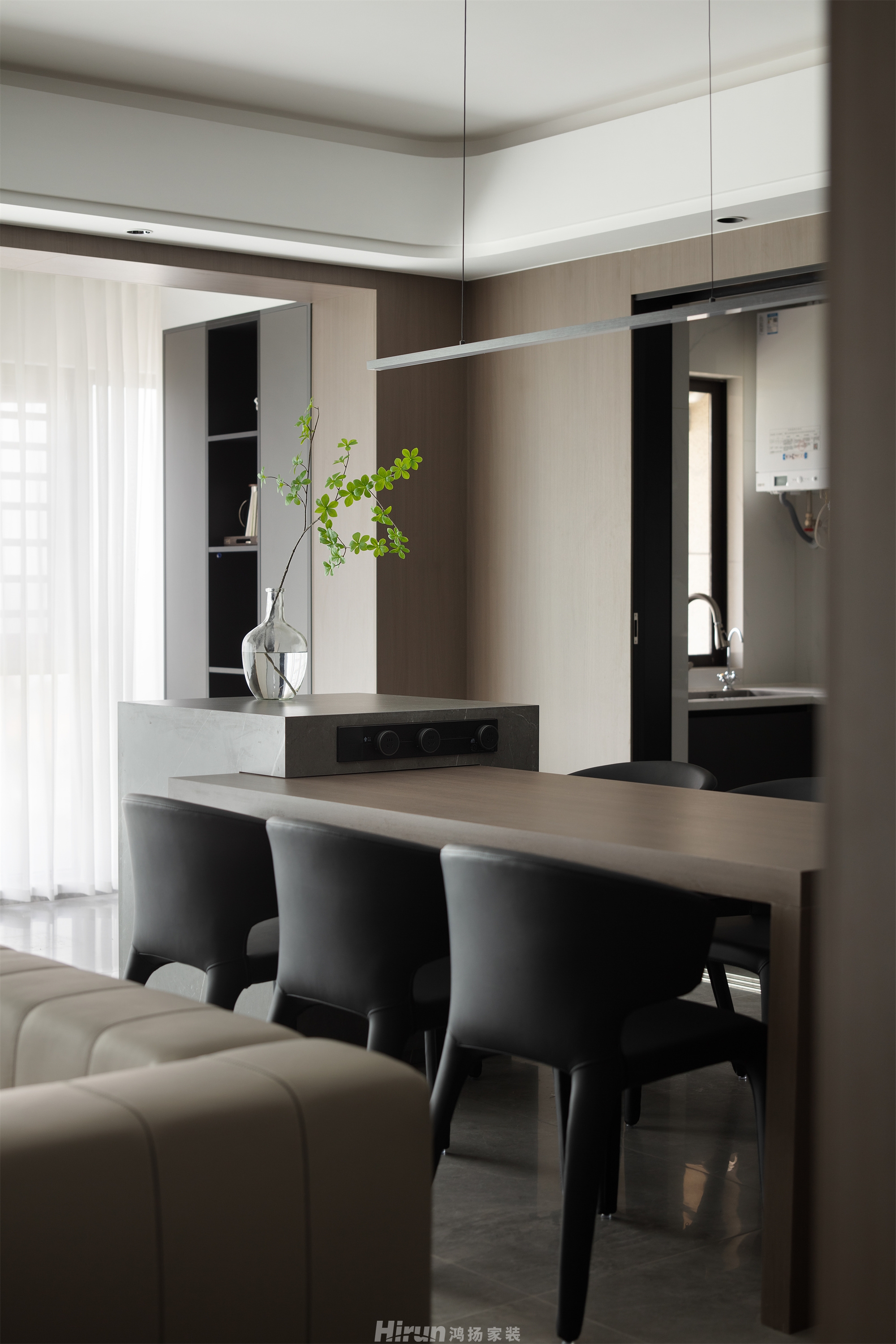 陽光城 愉景苑180㎡雅致現代四居室 裝修案例實景圖-10