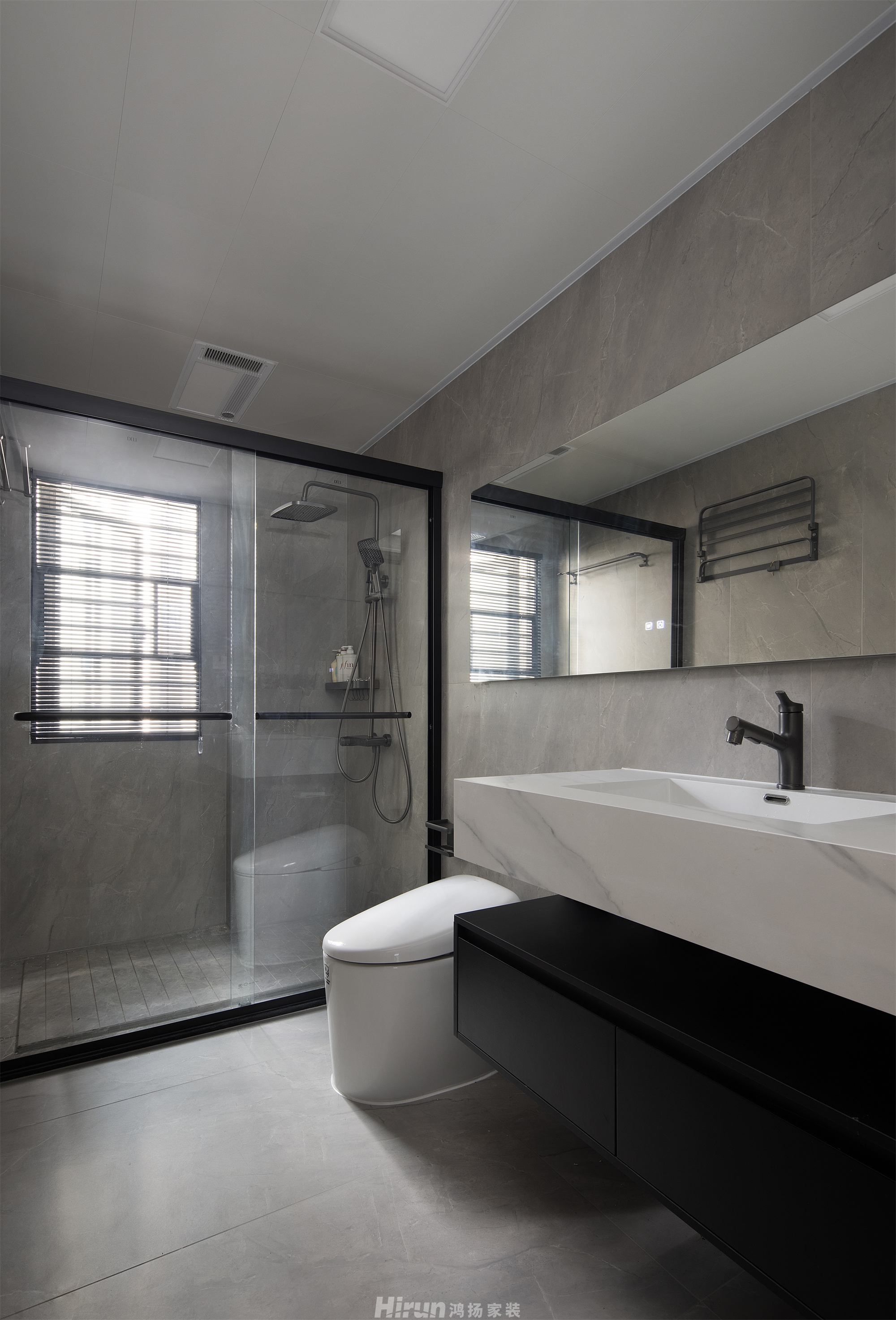 陽光城 愉景苑180㎡雅致現代四居室 裝修案例實景圖-18