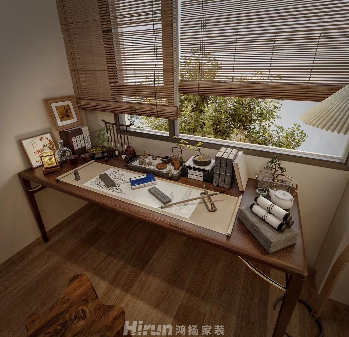 卓悅城420㎡復(fù)古風(fēng)潮別墅 裝修案例效果圖-5