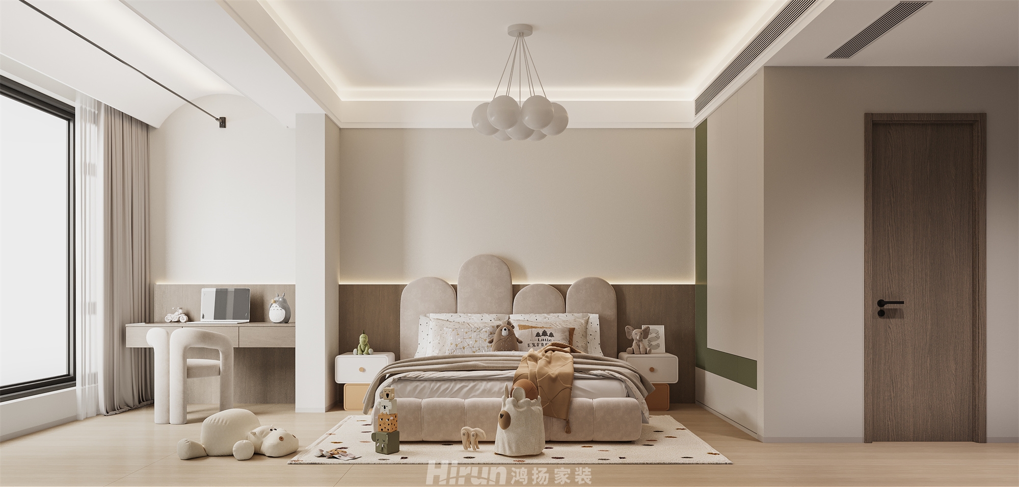 壹廷.福地家園230㎡極簡詫寂大平層 裝修案例效果圖-5