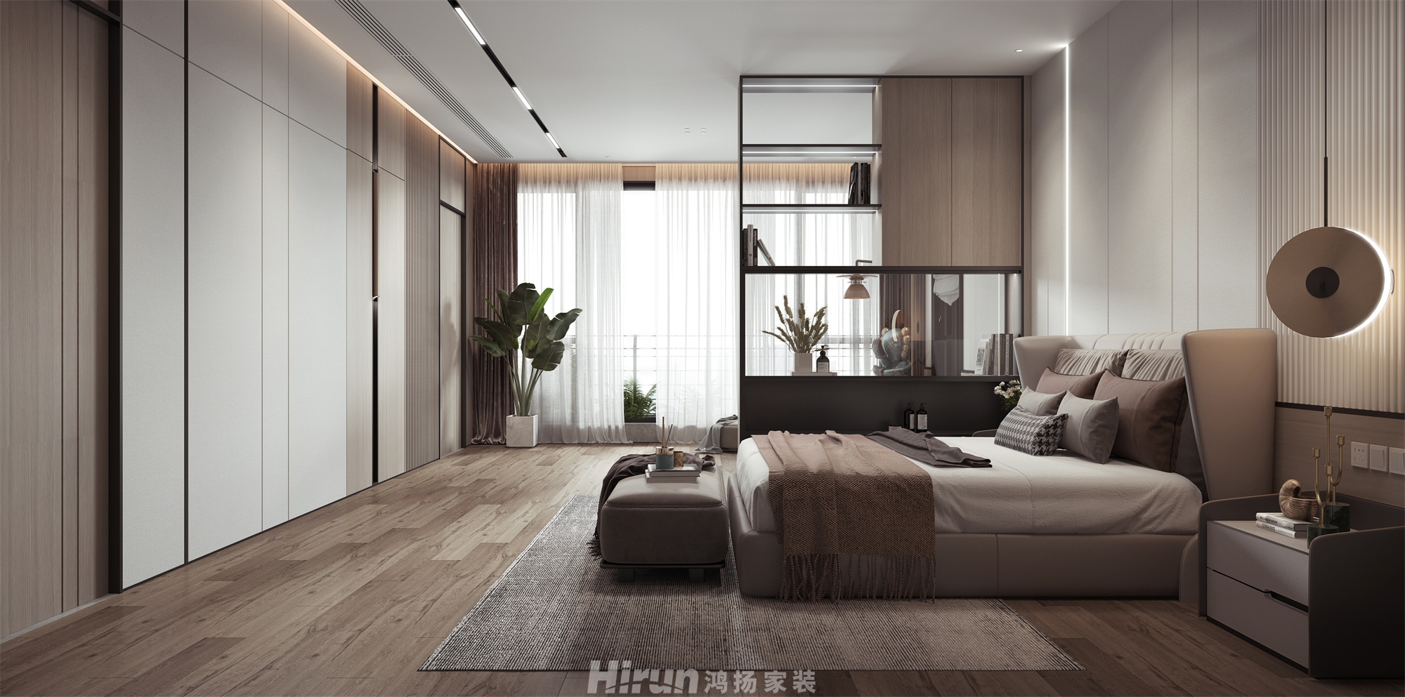 天鵝堡200㎡雅致現代別墅 裝修案例效果圖-6