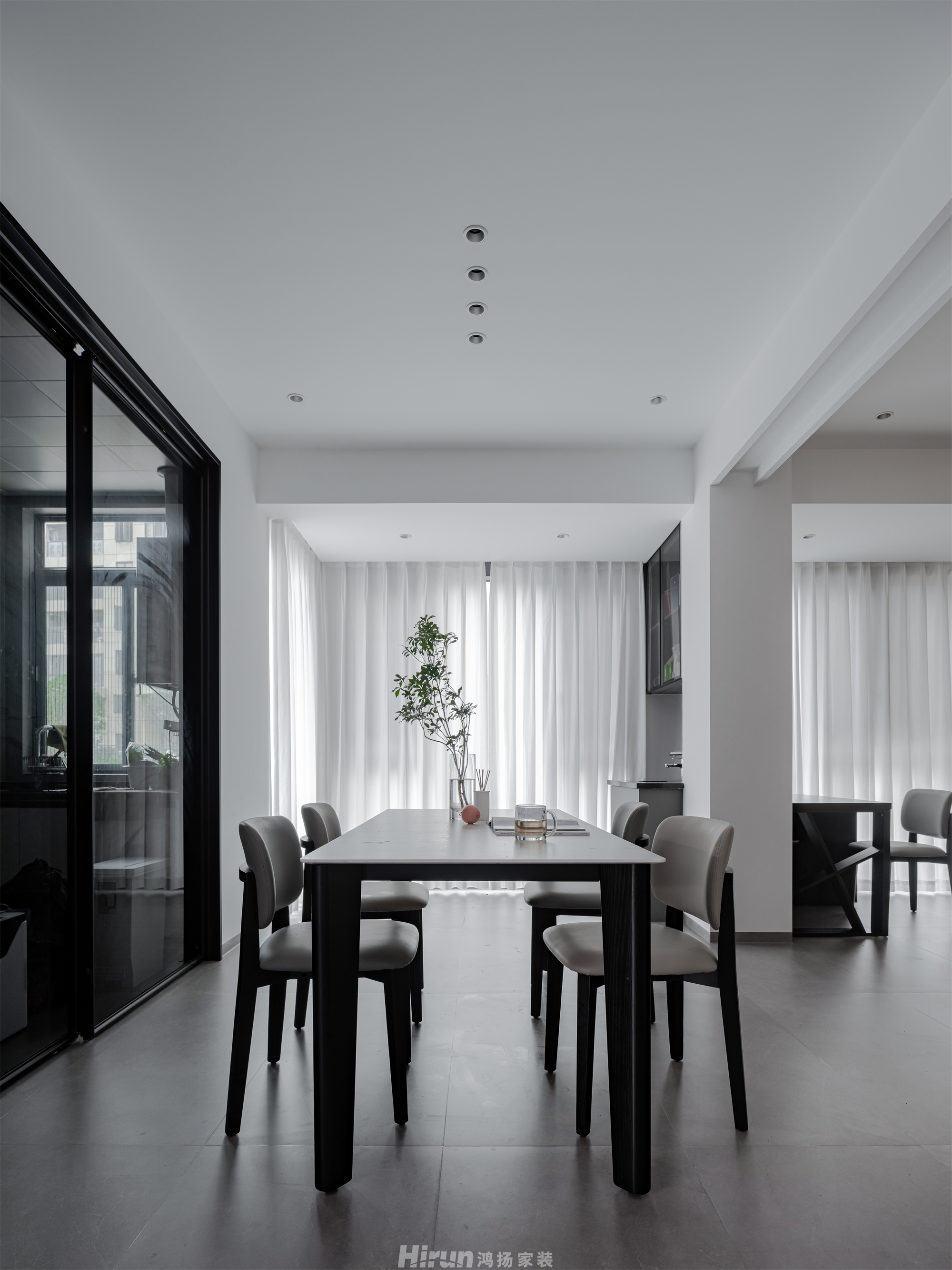 柏林金谷140㎡雅致現代四居室 裝修案例實景圖-3