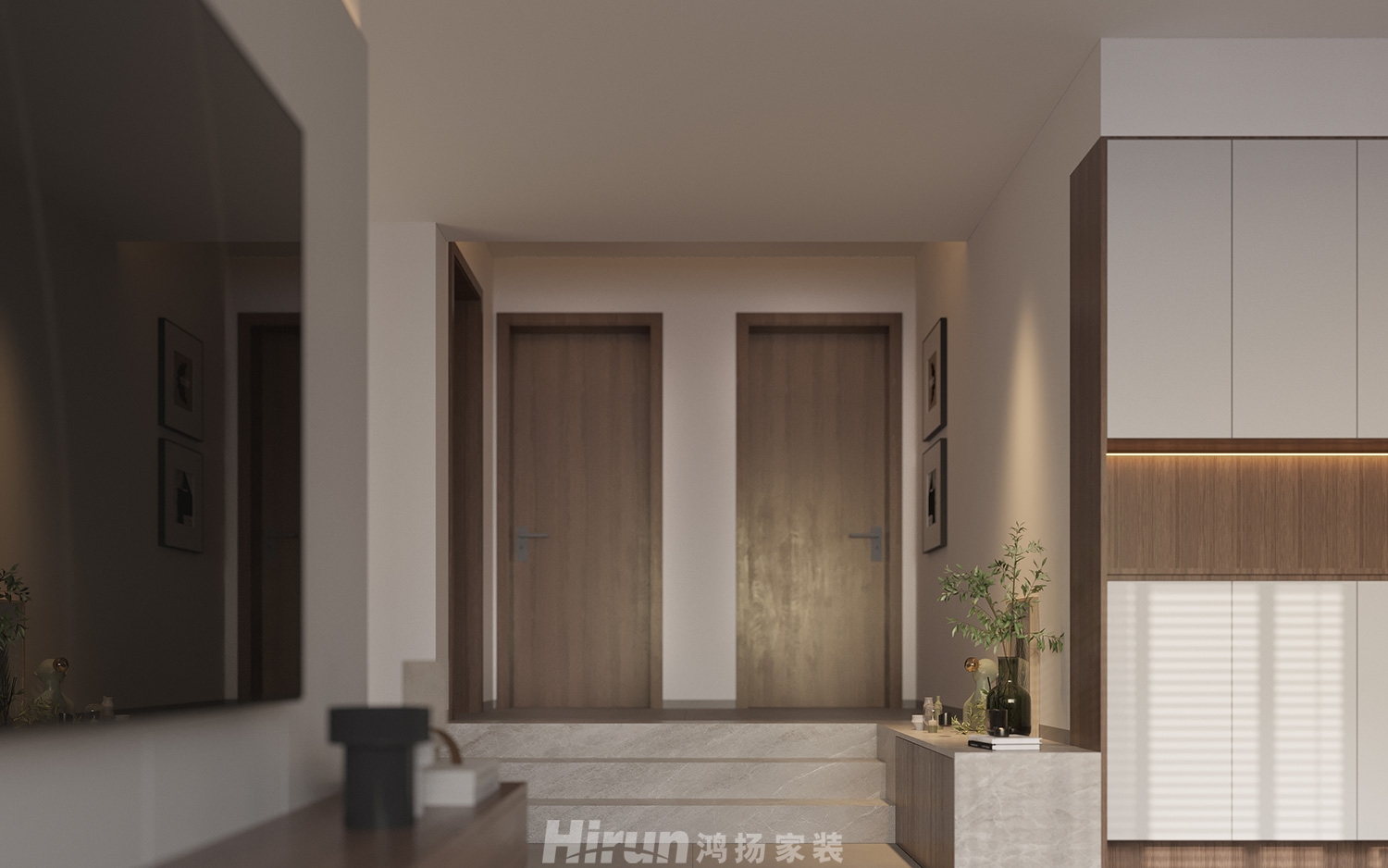 鑫天芙蓉140㎡雅致現代三居室 裝修案例效果圖-5