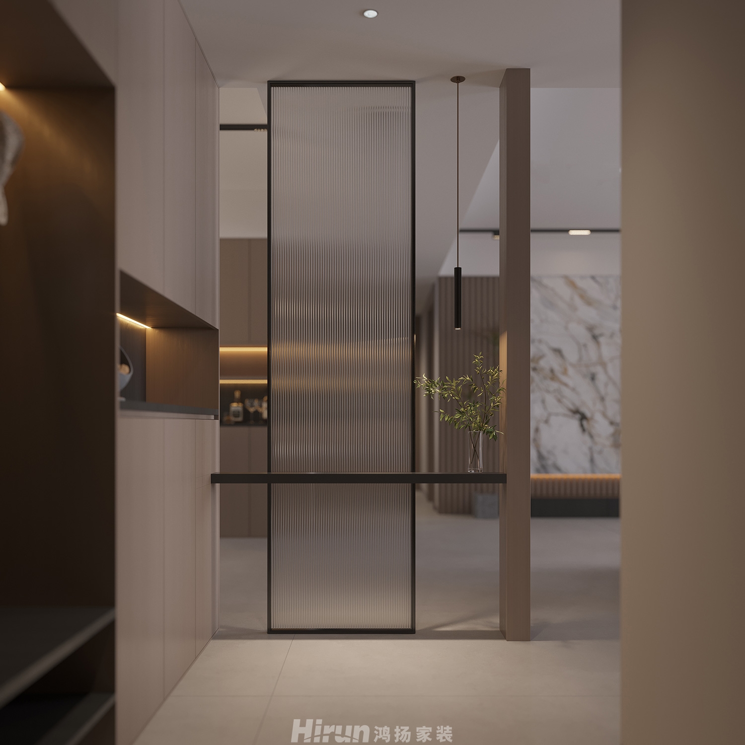 中天星耀城180㎡雅致現(xiàn)代大平層 裝修案例效果圖-1