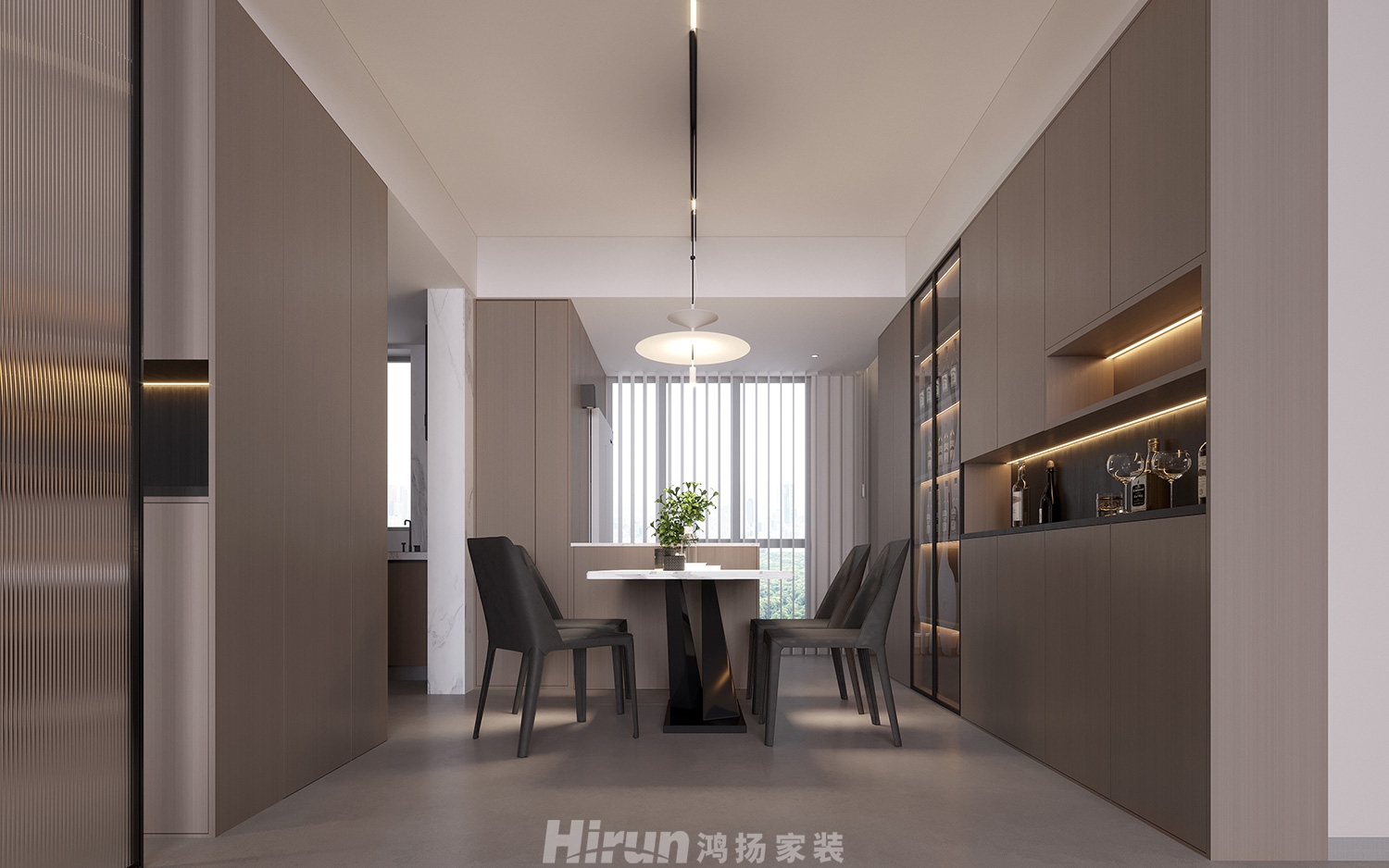 中天星耀城180㎡雅致現(xiàn)代大平層 裝修案例效果圖-7