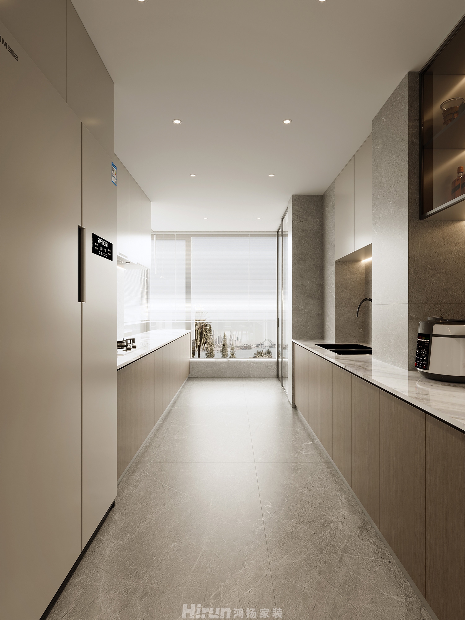 天一康園190㎡雅致現代大平層 裝修案例效果圖-7