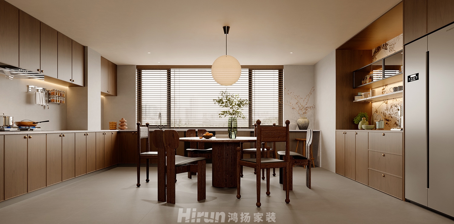 湘府和園200㎡雅致現代大平層 裝修案例效果圖-4