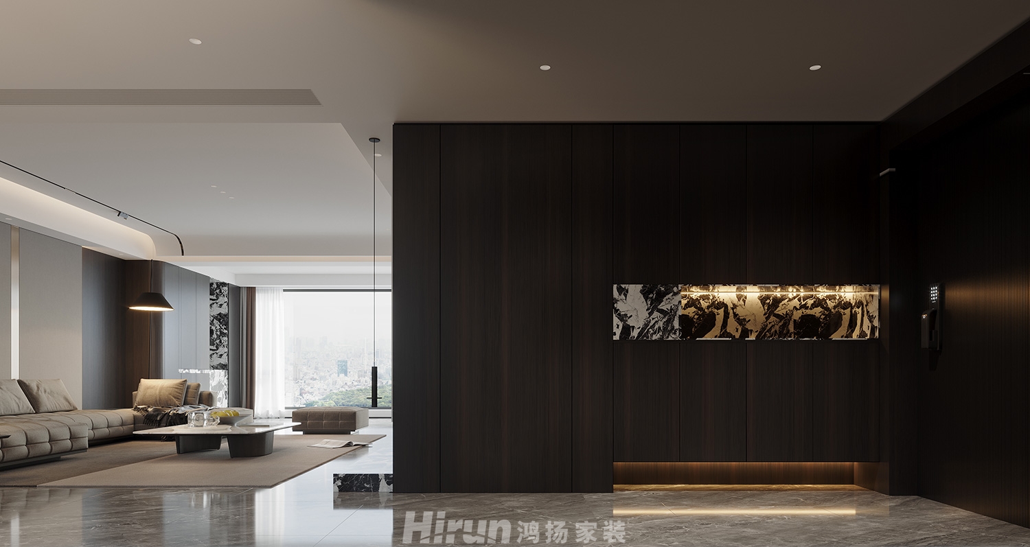 楚天御府240㎡雅致現代大平層 裝修案例效果圖-1