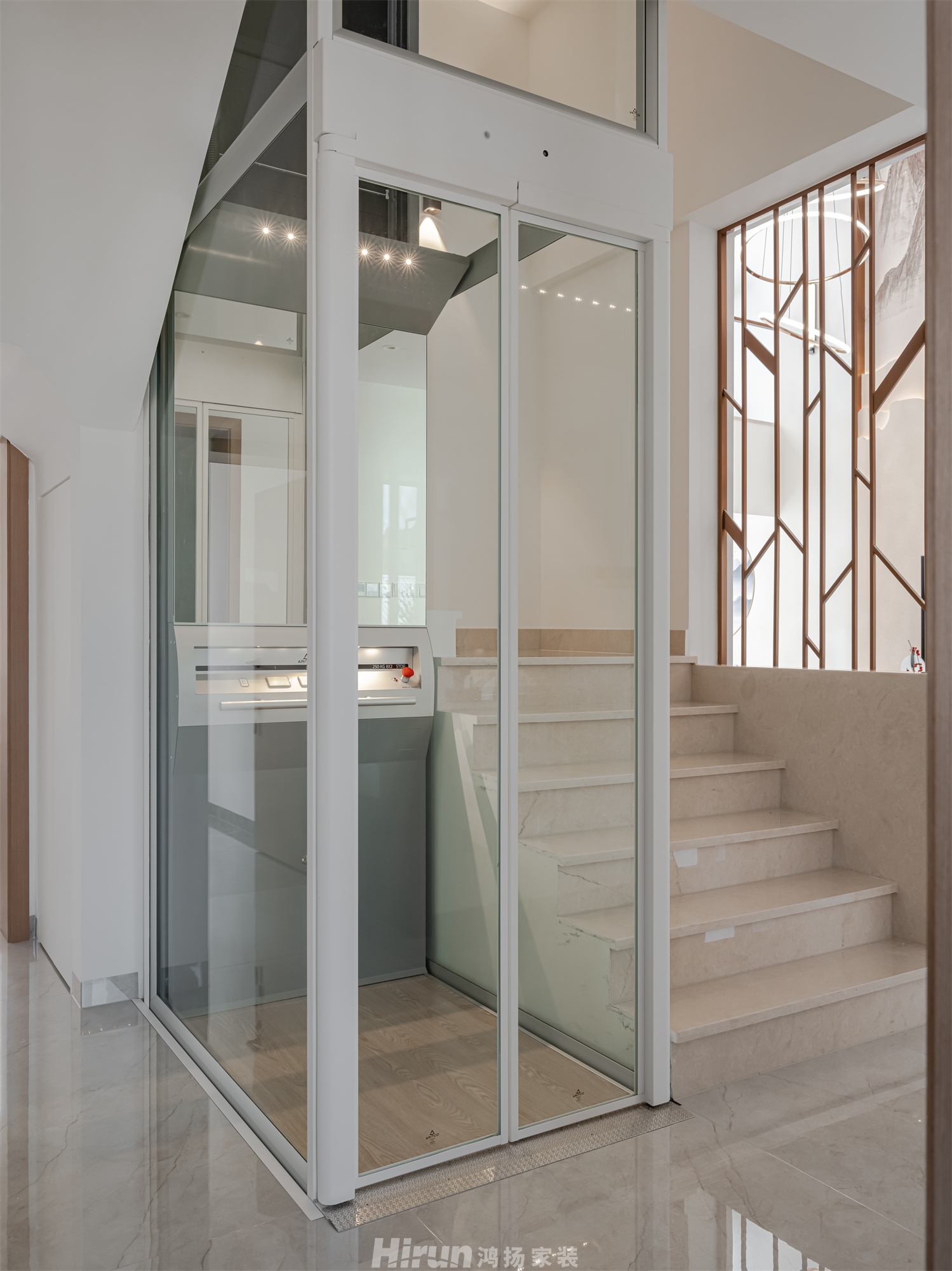 和順苑300㎡意境東方復式 裝修案例實景圖-1