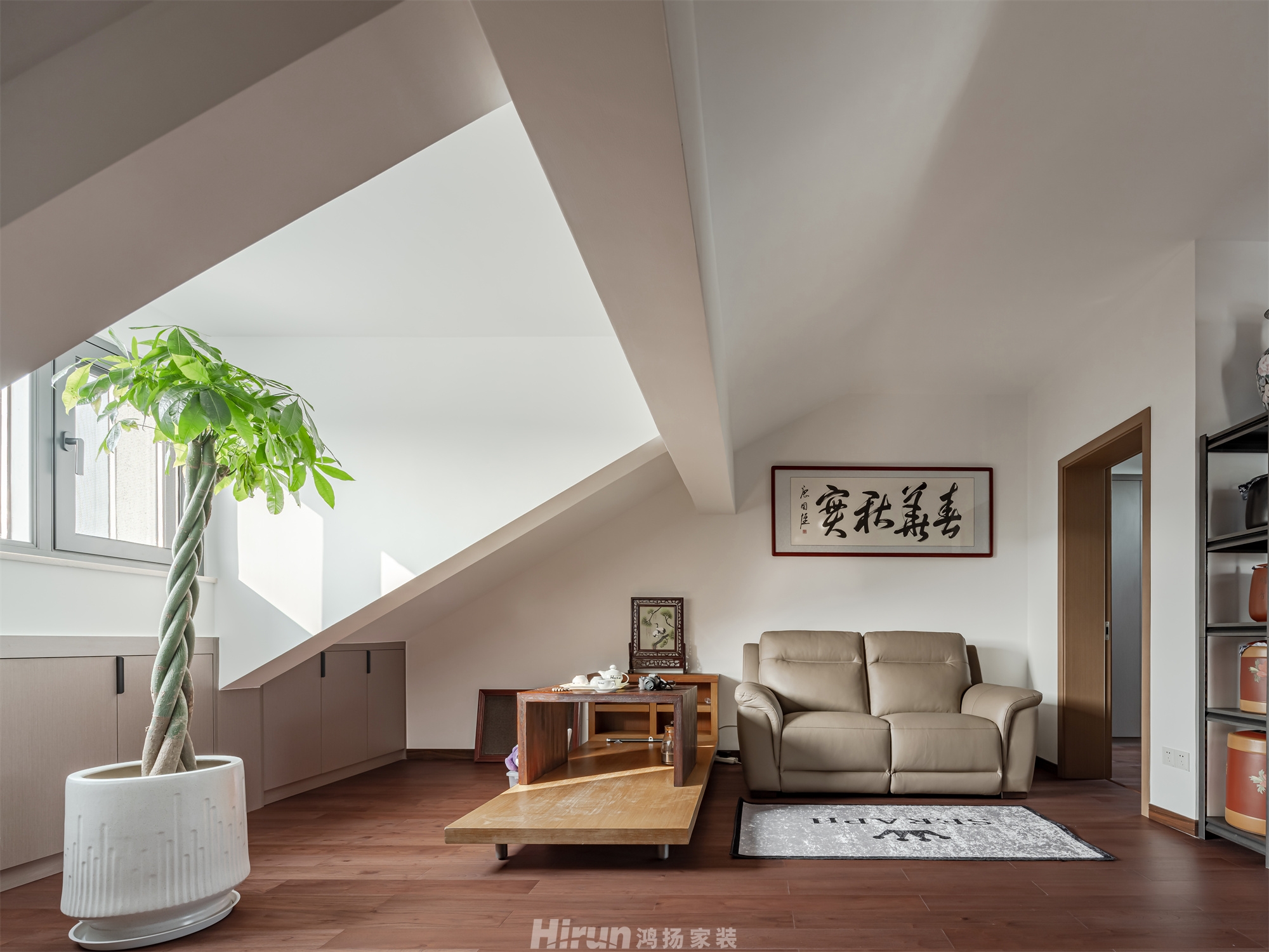 和順苑300㎡意境東方復式 裝修案例實景圖-2