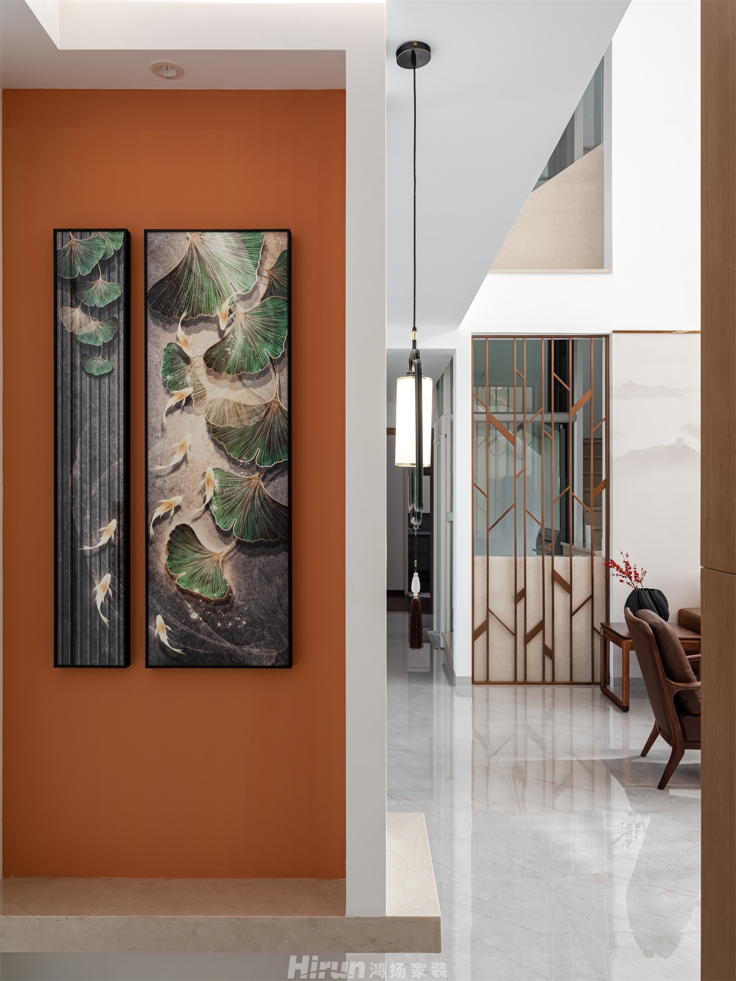 和順苑300㎡意境東方復式 裝修案例實景圖-4