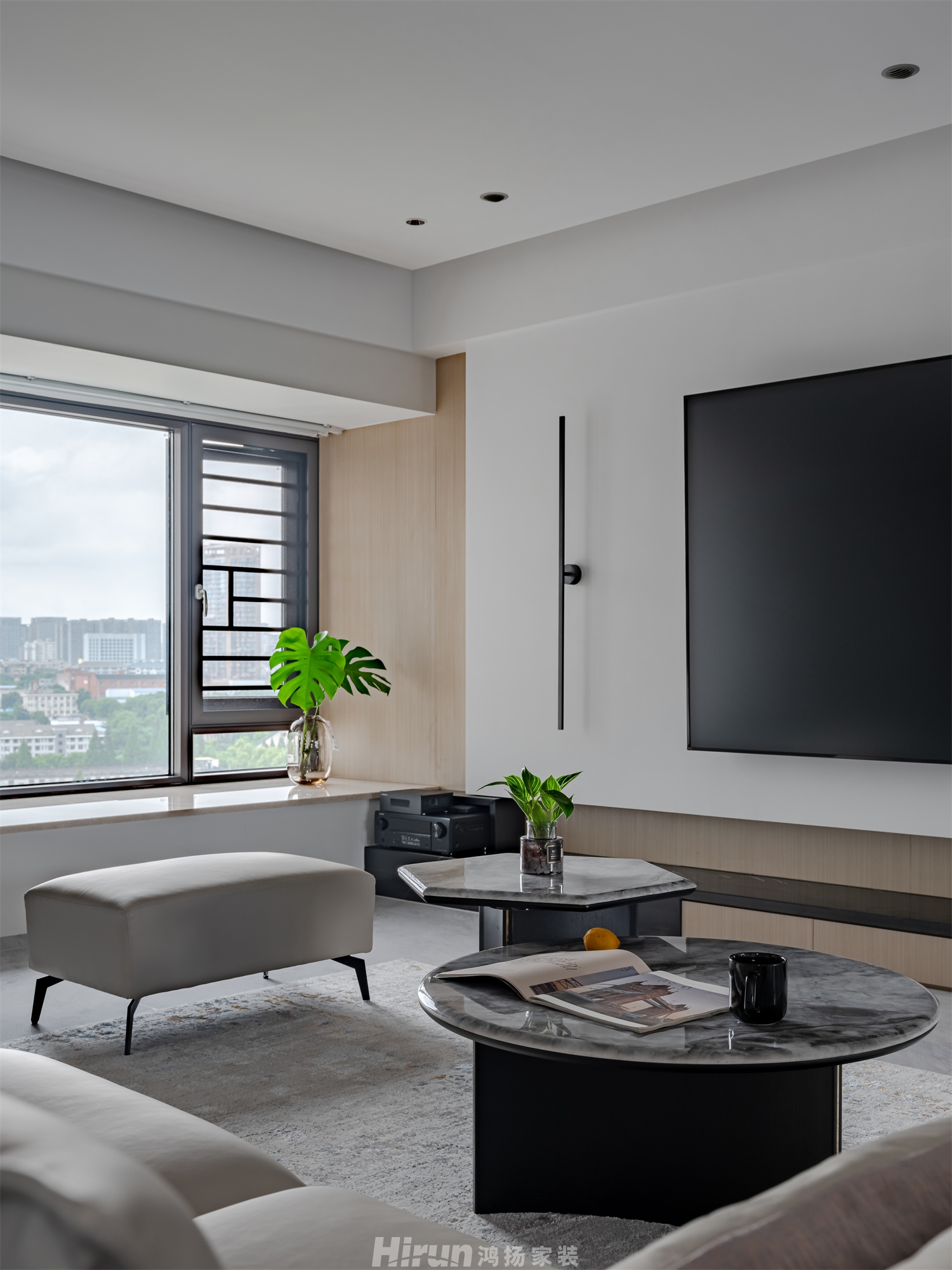 華銀南苑180㎡雅致現代四居室 裝修案例實景圖-5