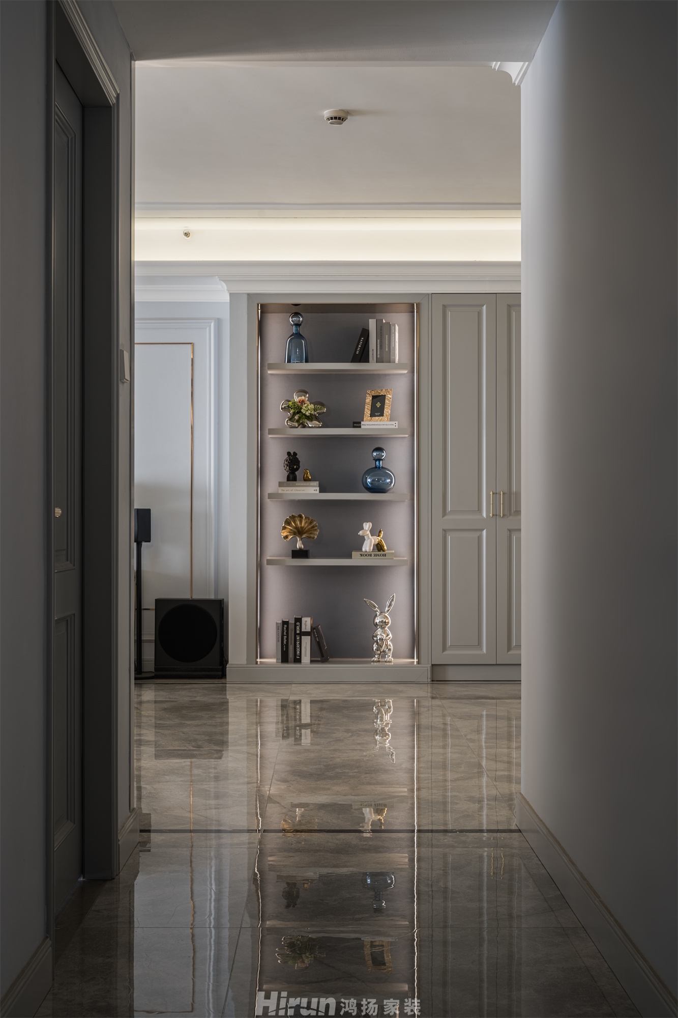 梅溪一方（精裝房改造）140㎡輕歐簡美四居室 裝修案例實景圖-1