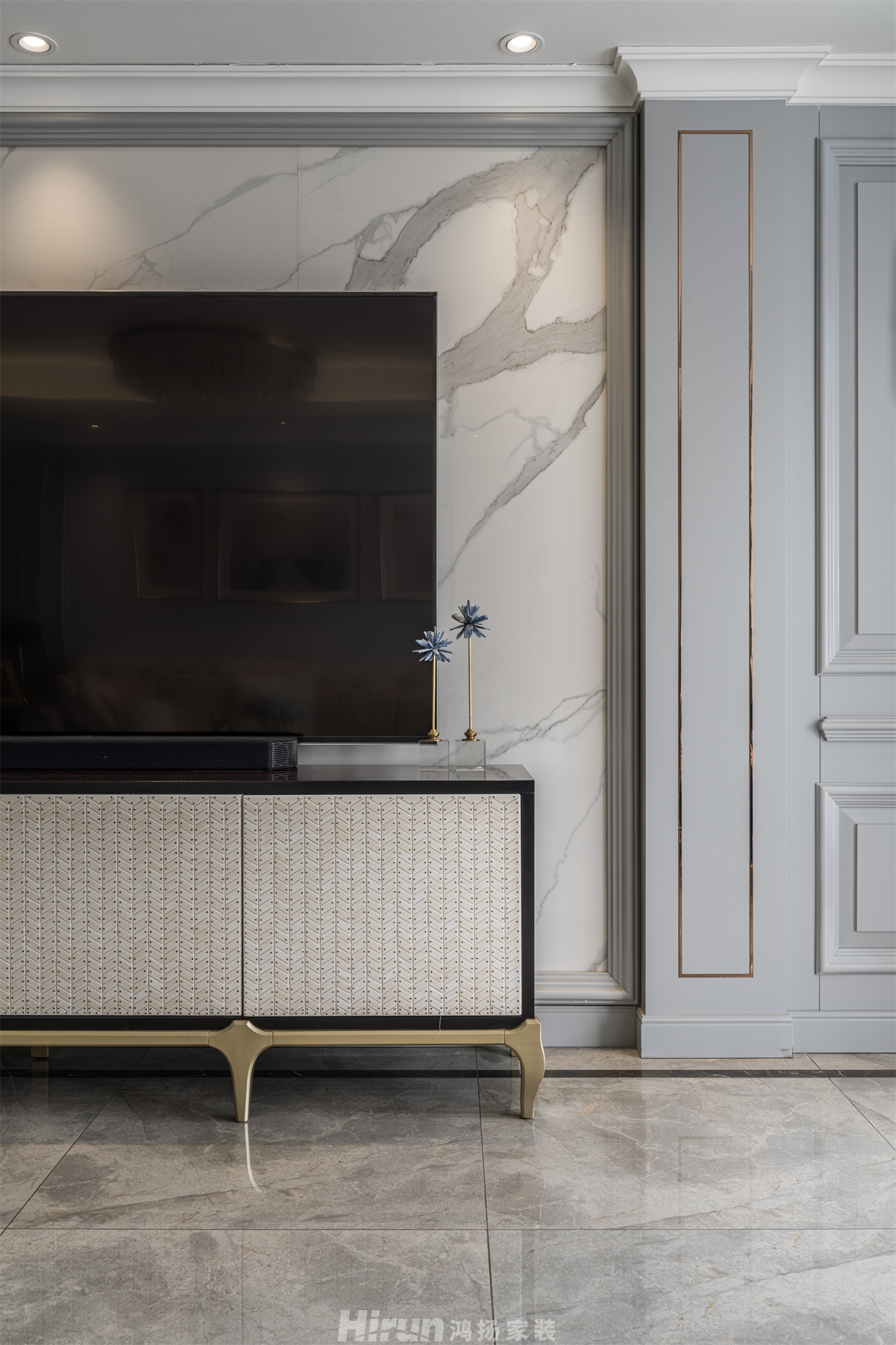 梅溪一方（精裝房改造）140㎡輕歐簡美四居室 裝修案例實景圖-9