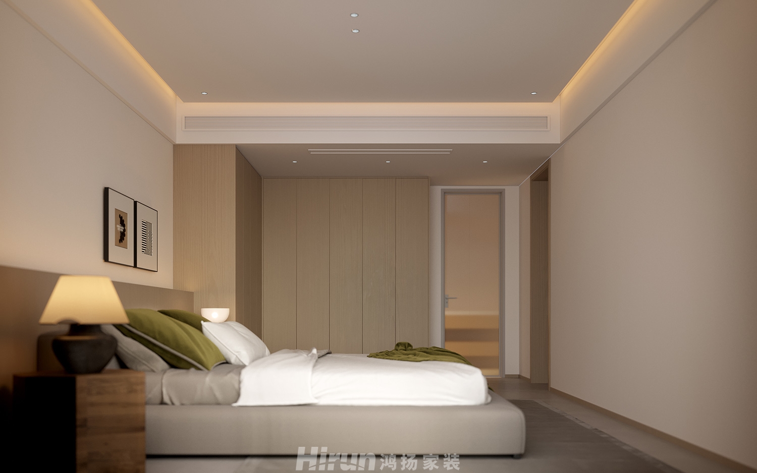 綠地麓湖郡190㎡復古風潮四居室 裝修案例效果圖-4