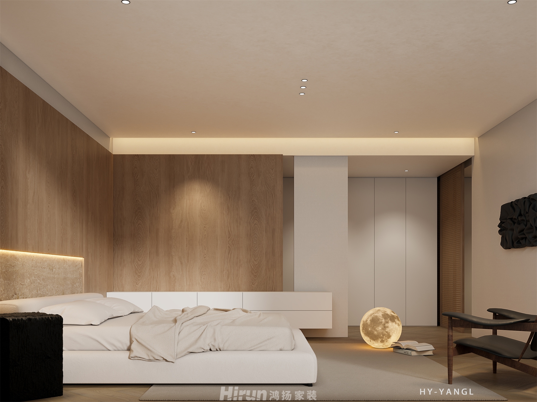 麓隱桐溪220㎡意境東方大平層 裝修案例效果圖-4