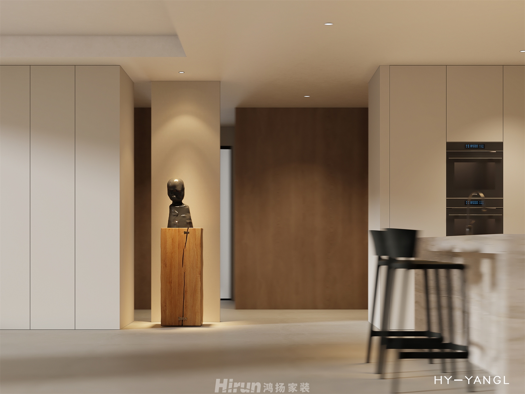 麓隱桐溪220㎡意境東方大平層 裝修案例效果圖-1