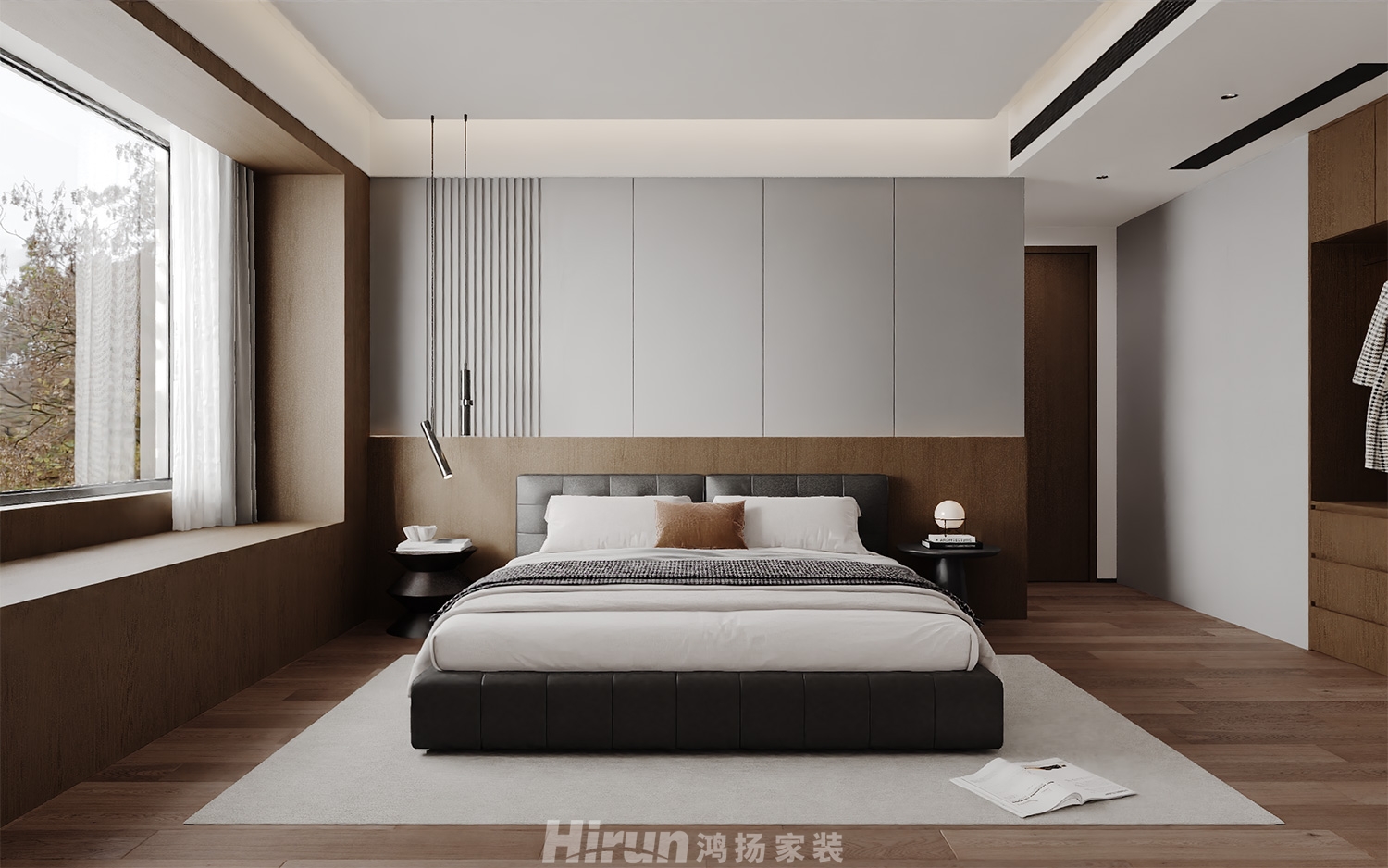 越秀湘江星匯城180㎡新裝飾主義大平層 裝修案例效果圖-4