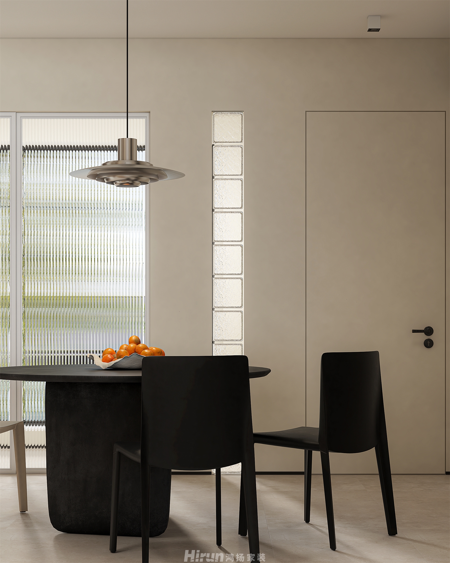 建發玖洲和璽150㎡藝術室界三居室 裝修案例效果圖-7