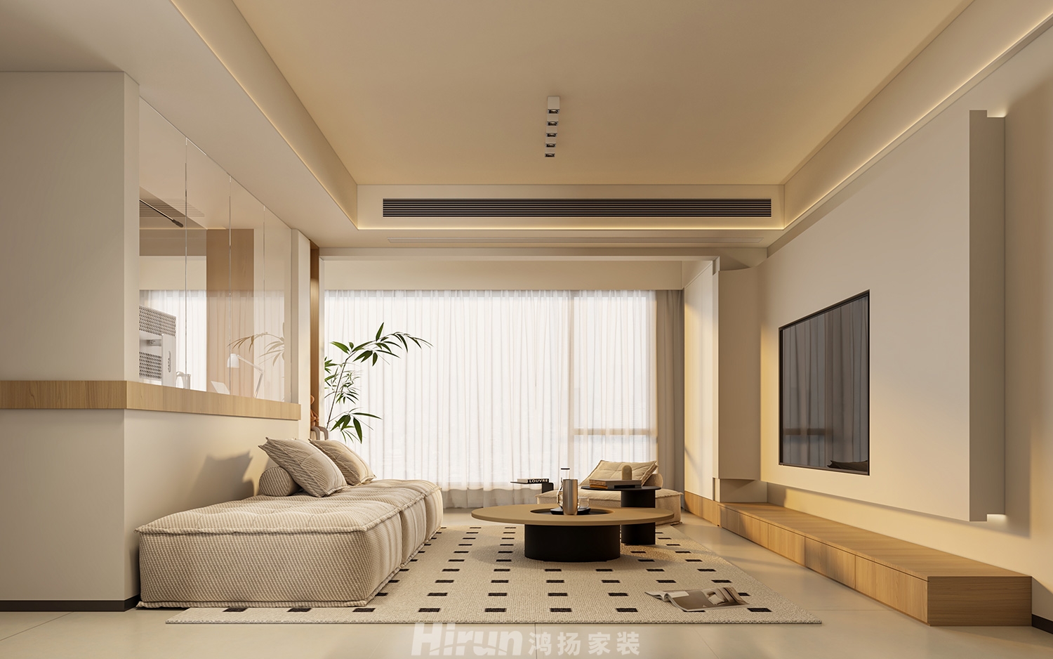 金地都會風(fēng)華125㎡北歐之光四居室 裝修案例效果圖-4